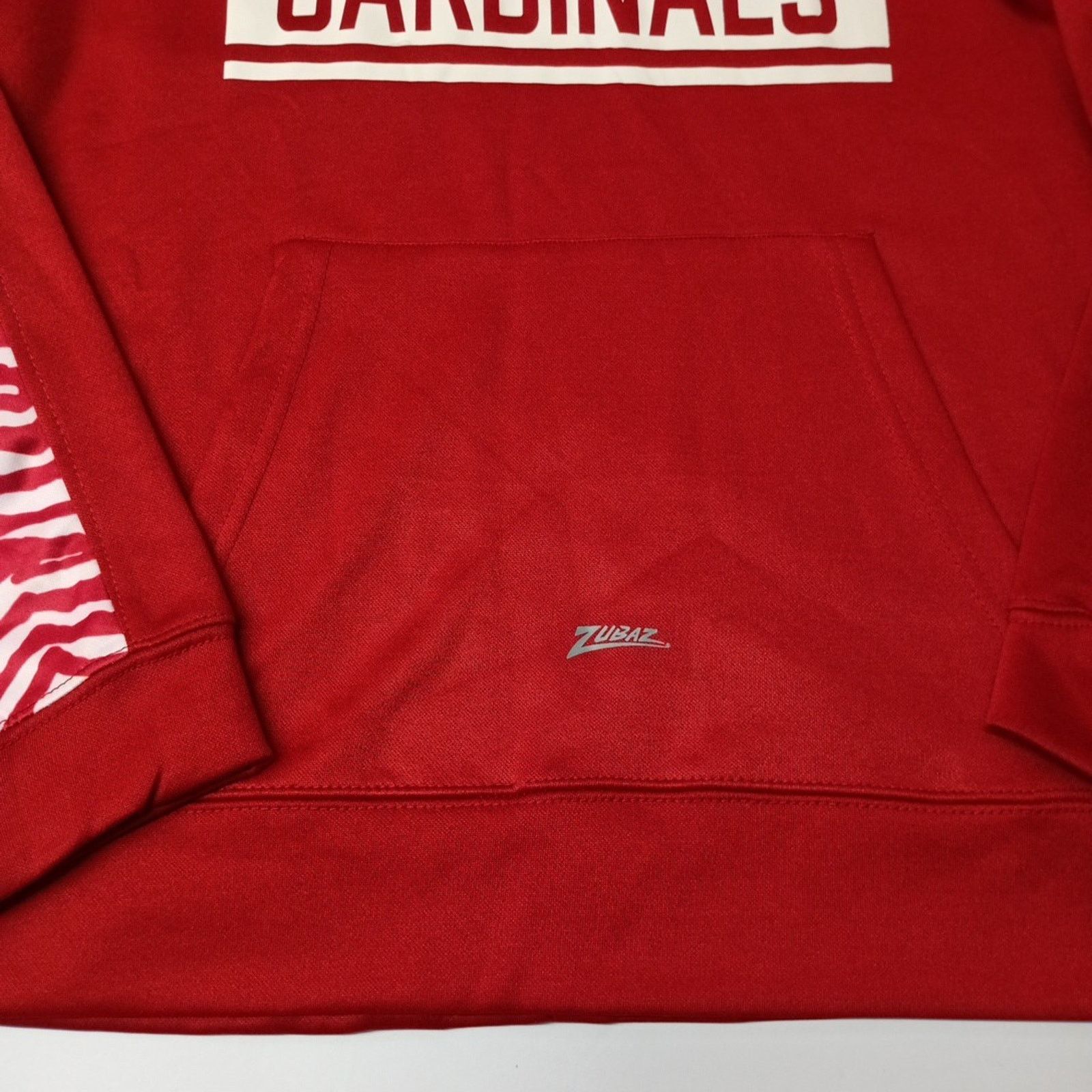 Zubaz Zubaz NFL Mens M Arizona Cardinals Zebra Accents Hoodie NWOT Size US M / EU 48-50 / 2 - 2 Thumbnail