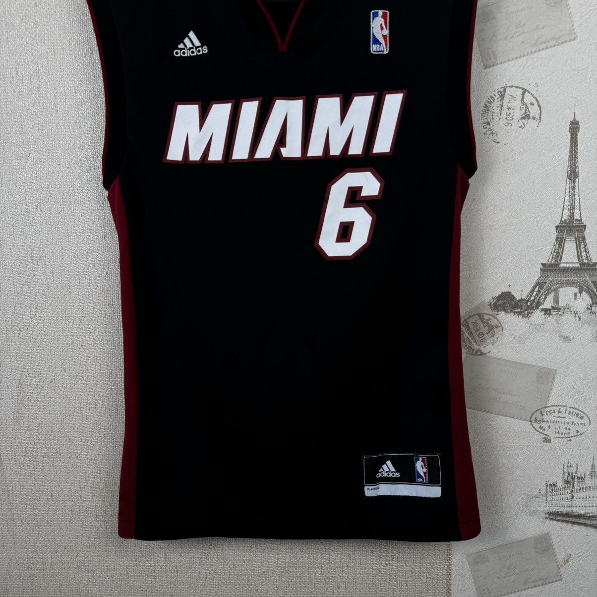 Adidas × NBA LEBRON JAMES #6 MIAMI HEAT ADIDAS SWINGMAN JERSEY NBA XS Size US XS / EU 42 / 0 - 8 Thumbnail