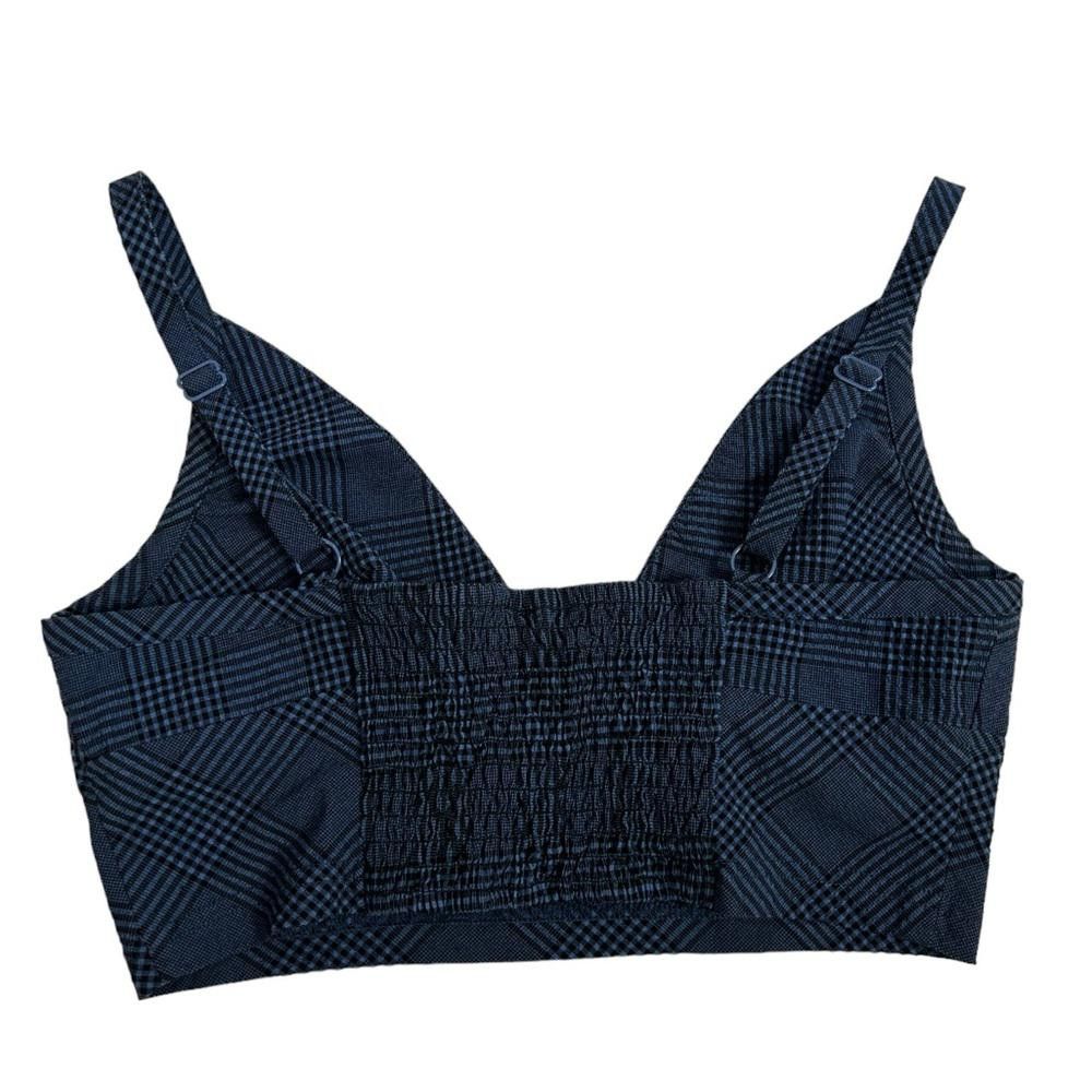 Free People Free People l Plaid Crop Small Navy Black Size S / US 4 / IT 40 - 3 Thumbnail