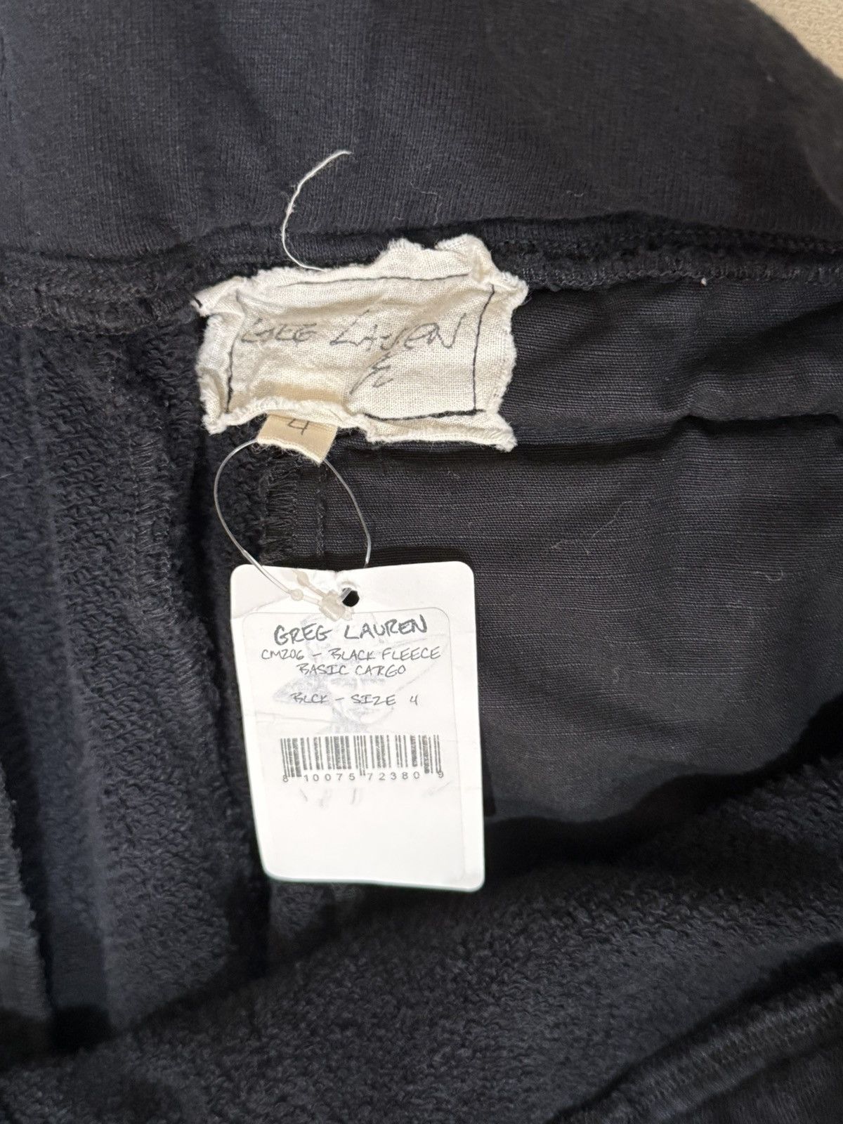 Greg Lauren Greg Lauren Black Fleece Basic Cargo Pants size 4 Size US 36 / EU 52 - 4 Thumbnail