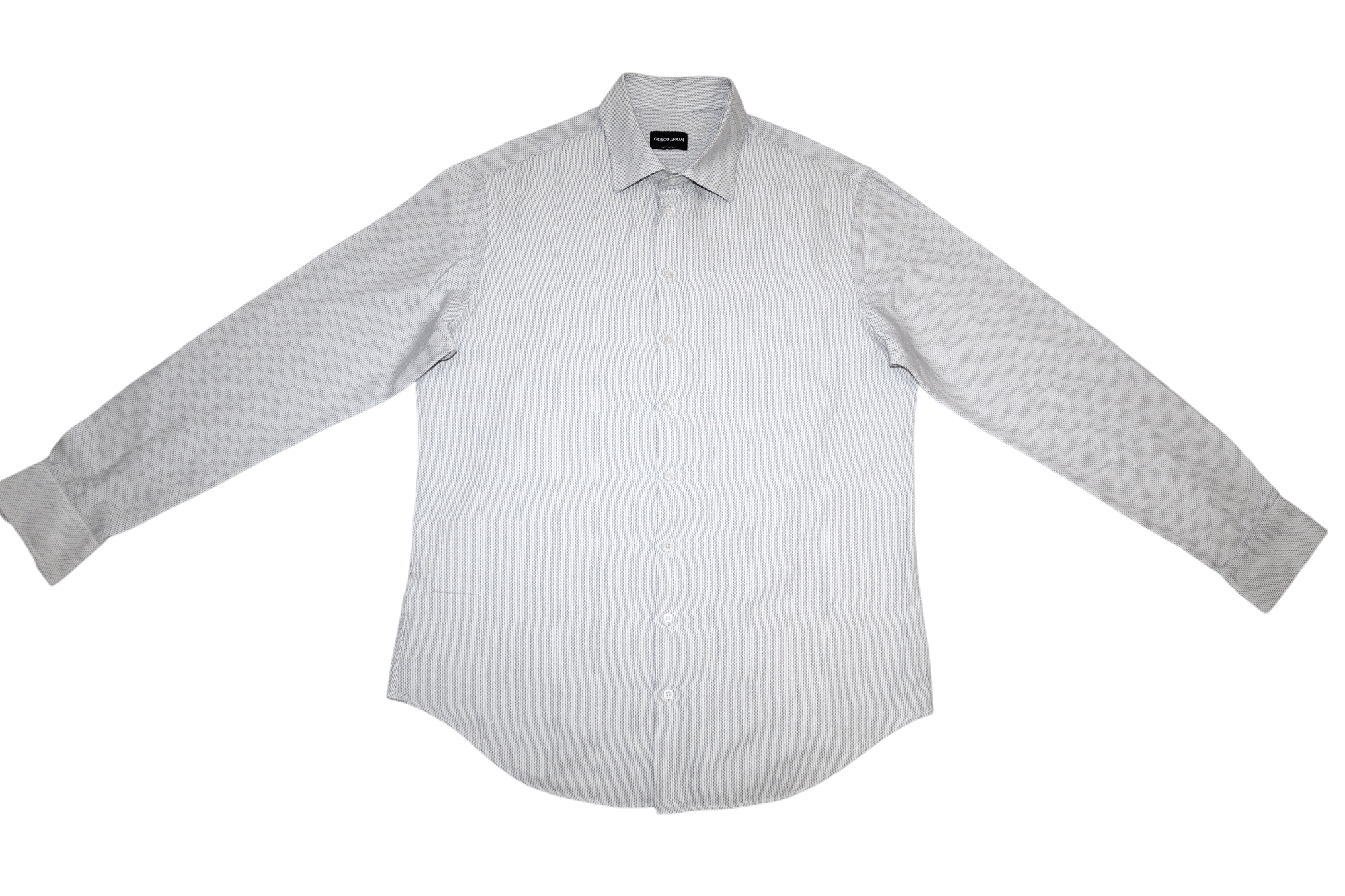 Giorgio Armani Giorgio Armani regular spread-collar polka dot oxford shirt Size US XL / EU 56 / 4 - 5 Thumbnail