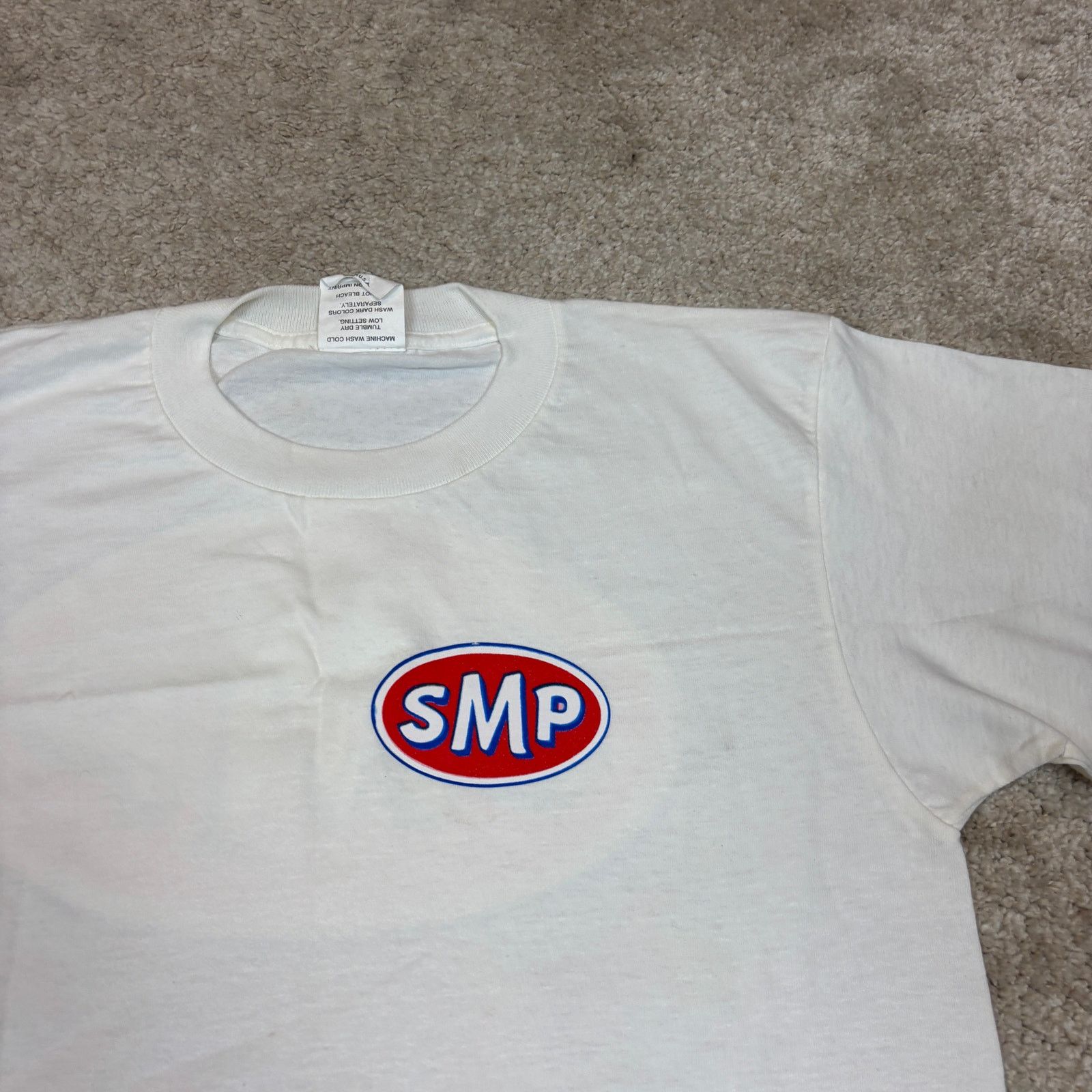 Vintage Vintage 90s SMP Skateboarding STP Parody Logo T Shirt Medium Size US M / EU 48-50 / 2 - 3 Thumbnail