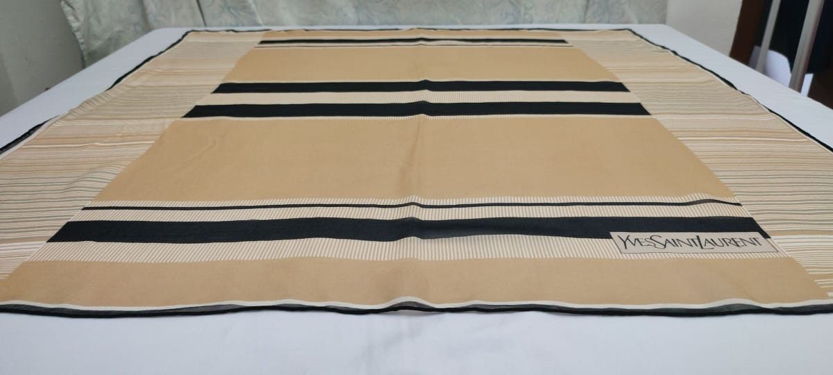 Yves Saint Laurent Vintage Yves Saint Laurent Silk Scarf Size ONE SIZE - 8 Thumbnail