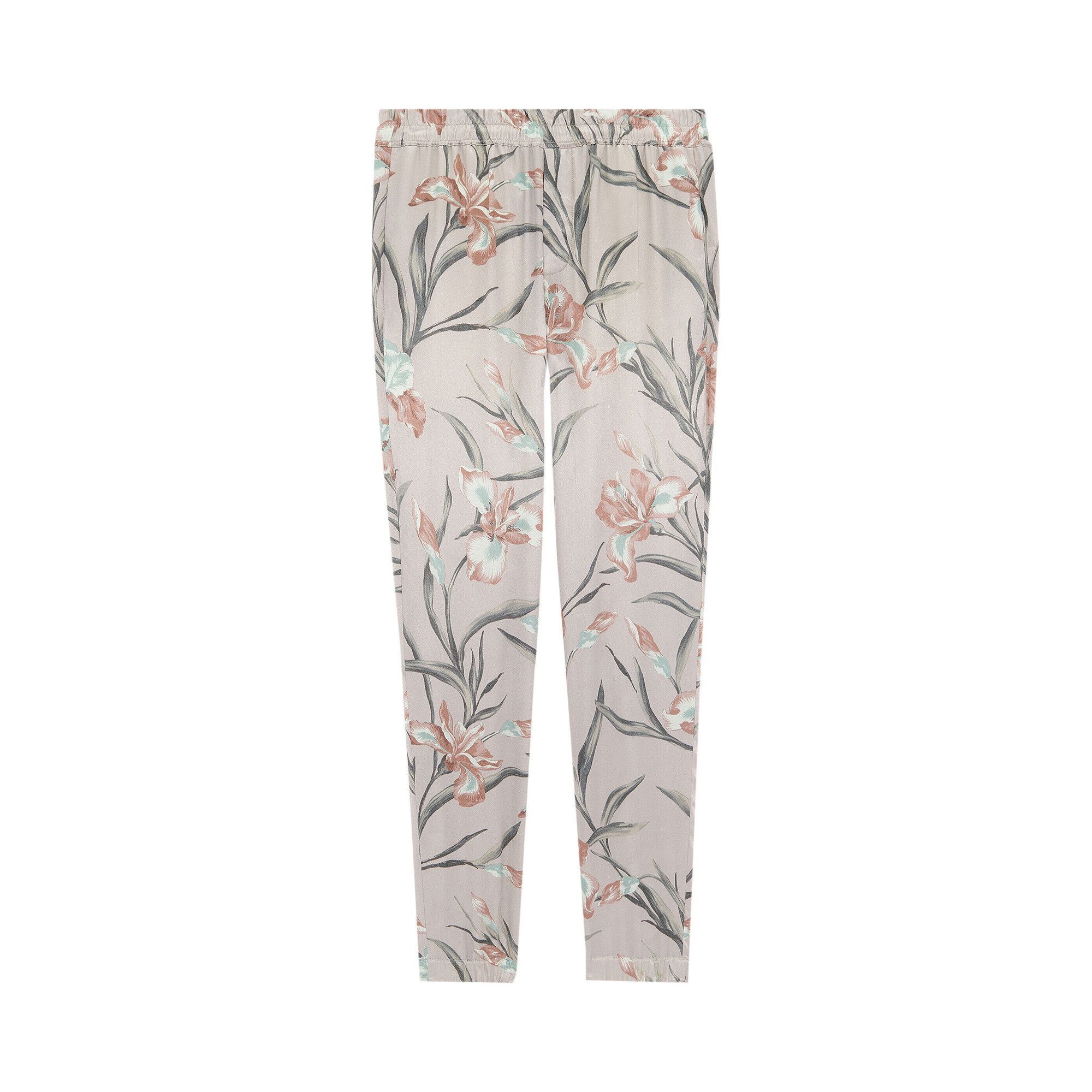 Saint Laurent Paris o1s1wg110125 782907 Relaxed Pant Floral Satin Multicolor Size US 28 / EU 44 - 1 Thumbnail