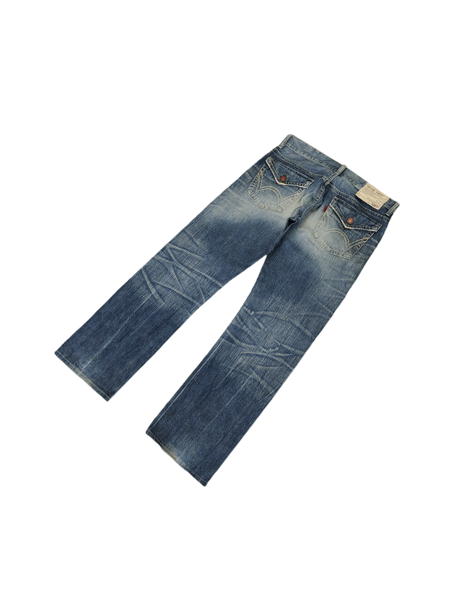 Number (N)ine × Undercover Edwin 503 Clawmark Distress Faded Jeans Undercover Style Size US 34 / EU 50 - 10 Thumbnail