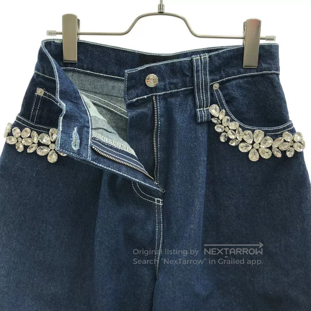Simone Rocha Simone Rocha Wide Leg Puddle Jeans. Size 26" / US 2 / IT 38 - 4 Thumbnail