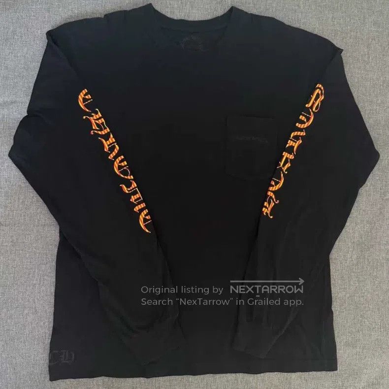 Chrome Hearts CHROME HEARTS Size XL Orange vine sword long sleeve sweater Size US XL / EU 56 / 4 - 1 Thumbnail