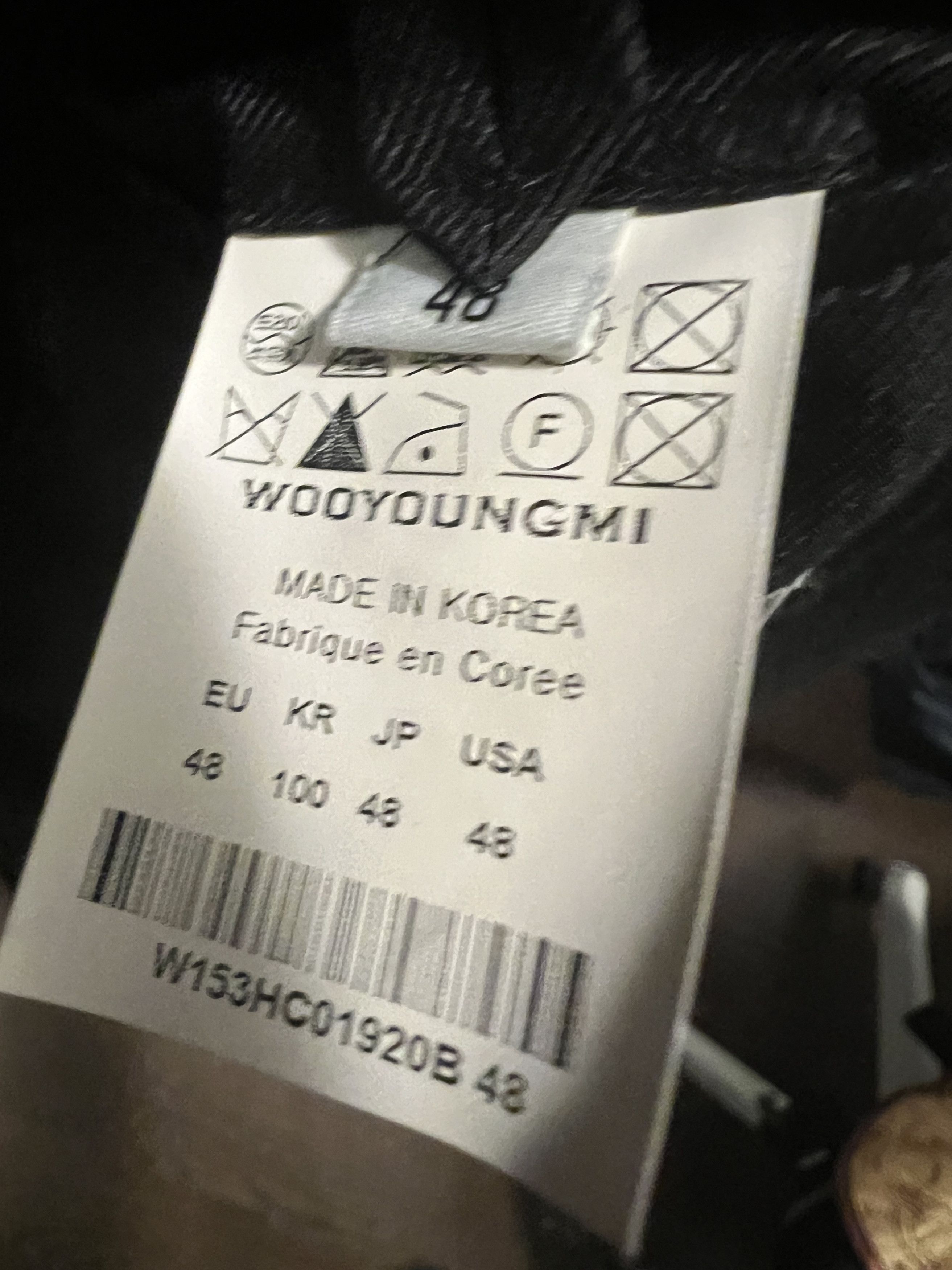 Wooyoungmi Wooyoungmi Black Single-Breasted Cashmere Blend Coat - IT48 Size US M / EU 48-50 / 2 - 5 Thumbnail