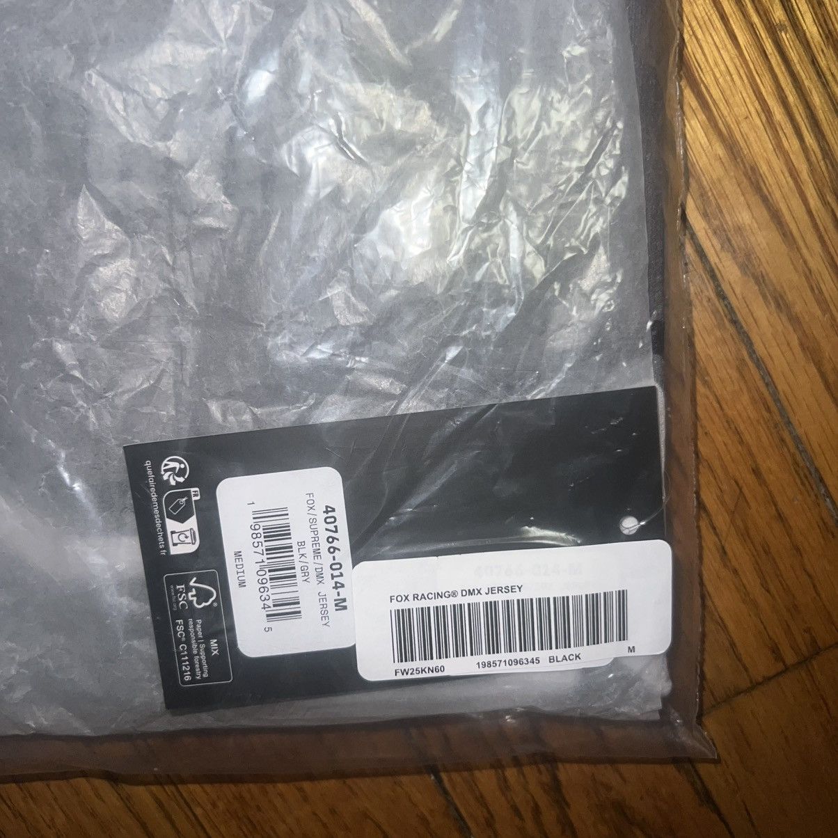 Fox Racing × Supreme Supreme Fox Racing DMX Jersey Black Size: Medium Size US M / EU 48-50 / 2 - 4 Thumbnail