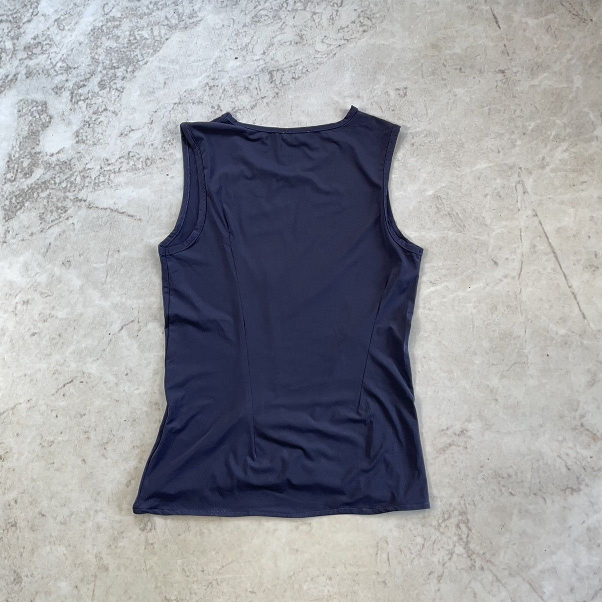 Ann Demeulemeester Ann Demeulemeester Navy Blue Perfect Tank Top Blouse Size S / US 4 / IT 40 - 3 Thumbnail