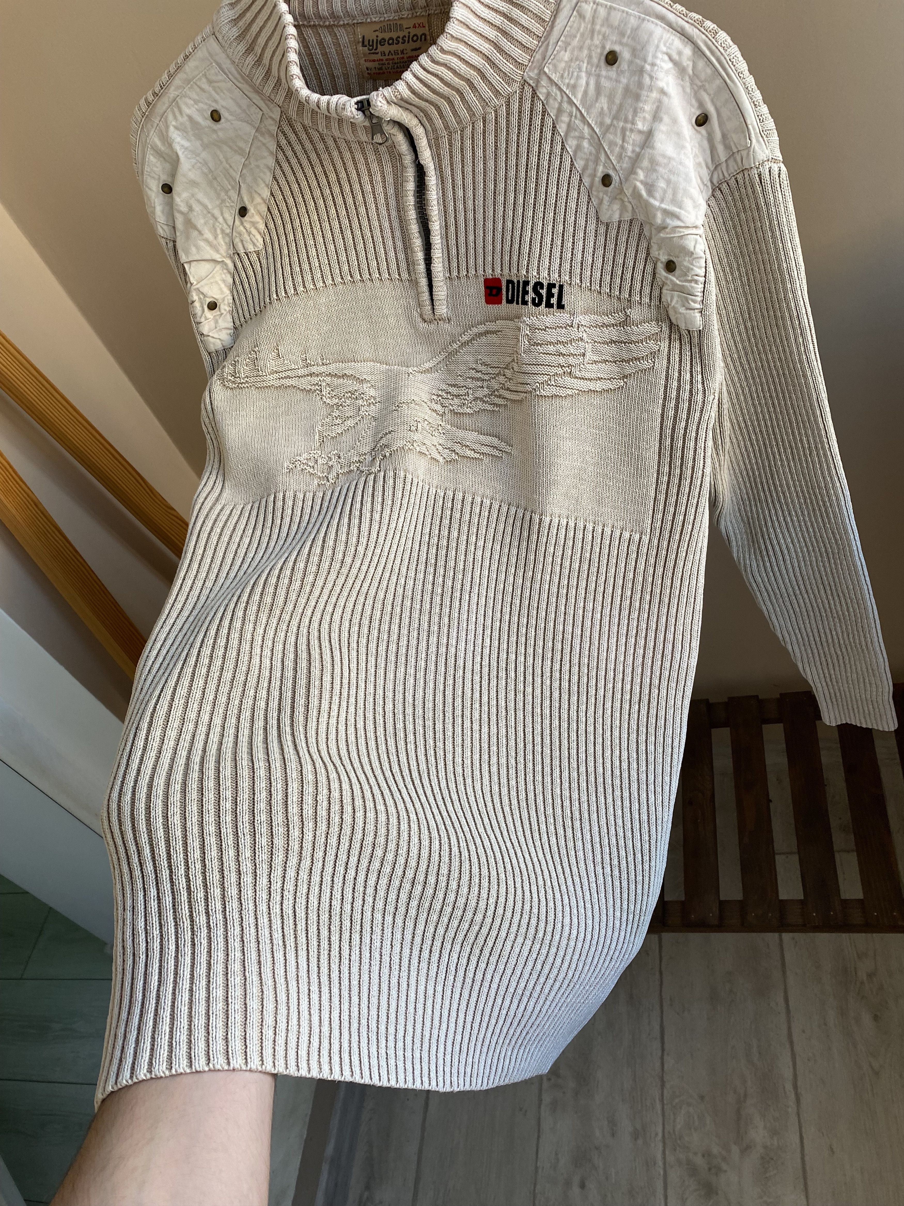 Hysteric Glamour × If Six Was Nine Very rare vintage y2k eagle avant-garde Diesel style sweater Size US XXL / EU 58 / 5 - 7 Thumbnail
