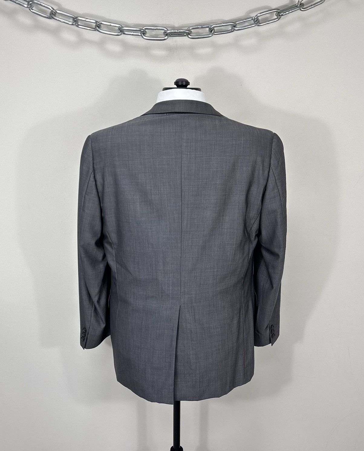 Ermenegildo Zegna Ermenegildo Zegna Soft Men’s 2-Piece Gray Wool Suit Size 42R - 10 Thumbnail