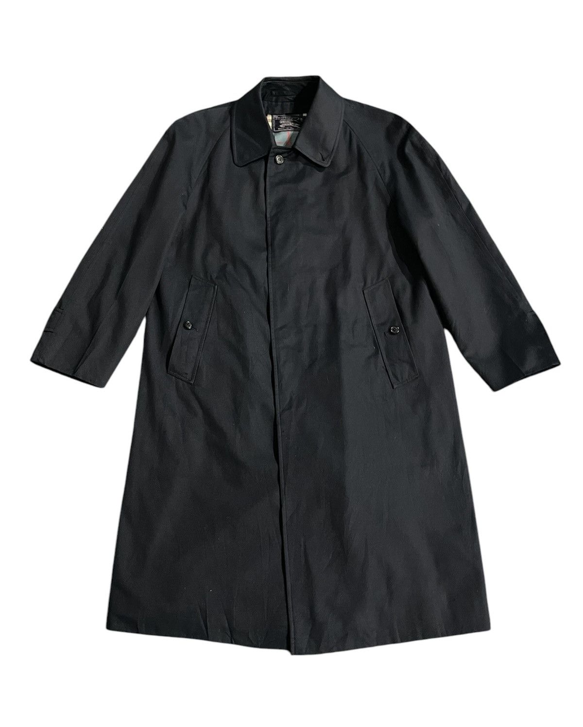 Burberry Vintage Burberrys Trench Coat Made England Size US XL / EU 56 / 4 - 2 Thumbnail