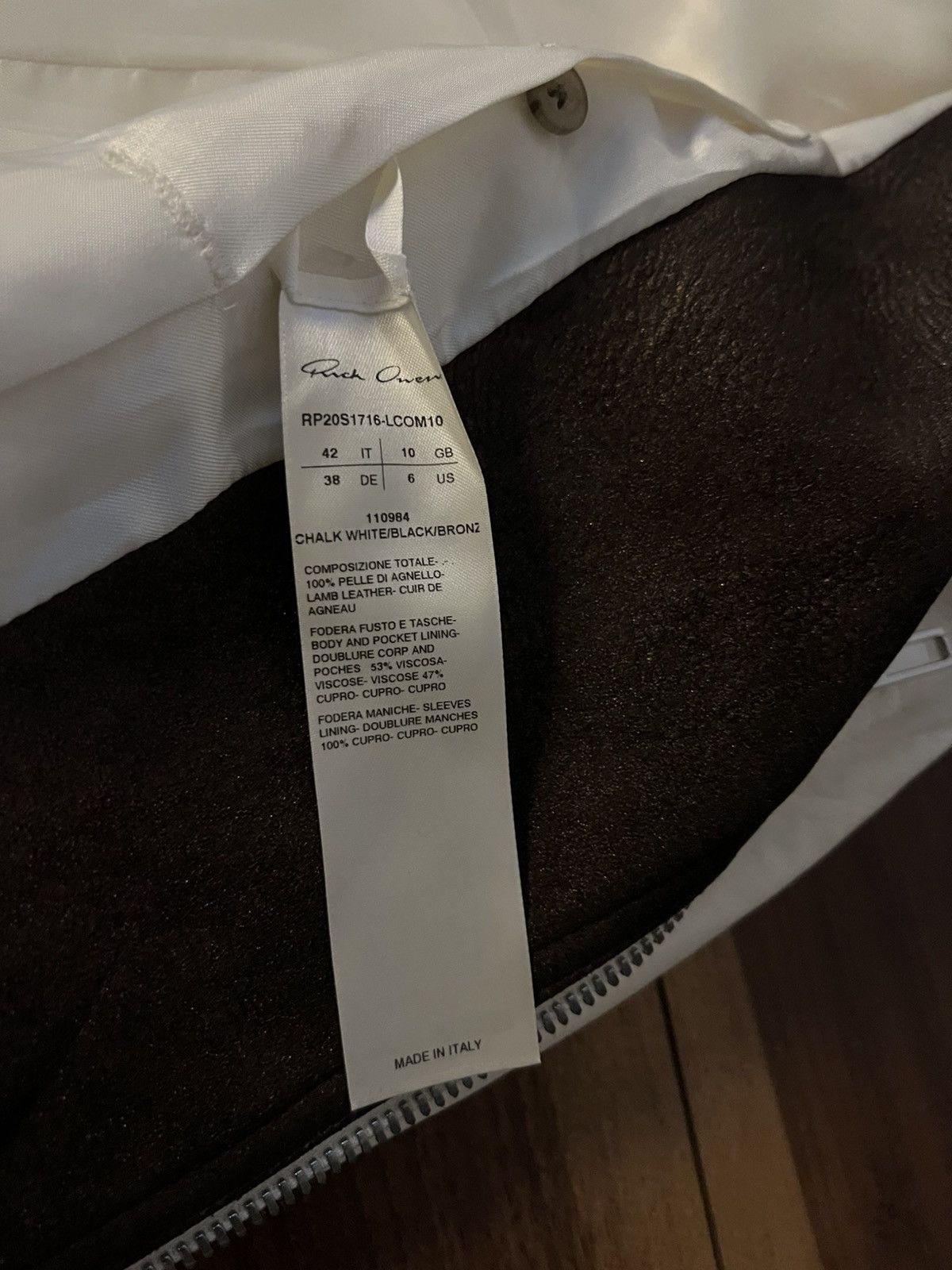 Rick Owens Rick Owens ss20 DracuBiker Jacket Size US S / EU 44-46 / 1 - 7 Thumbnail