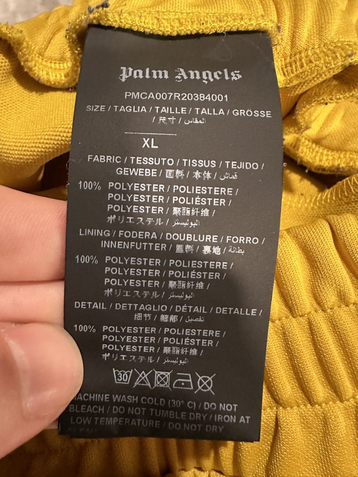 Palm Angels PALM ANGELS TRACK PANTS YELLOW Size US 36 / EU 52 - 3 Thumbnail