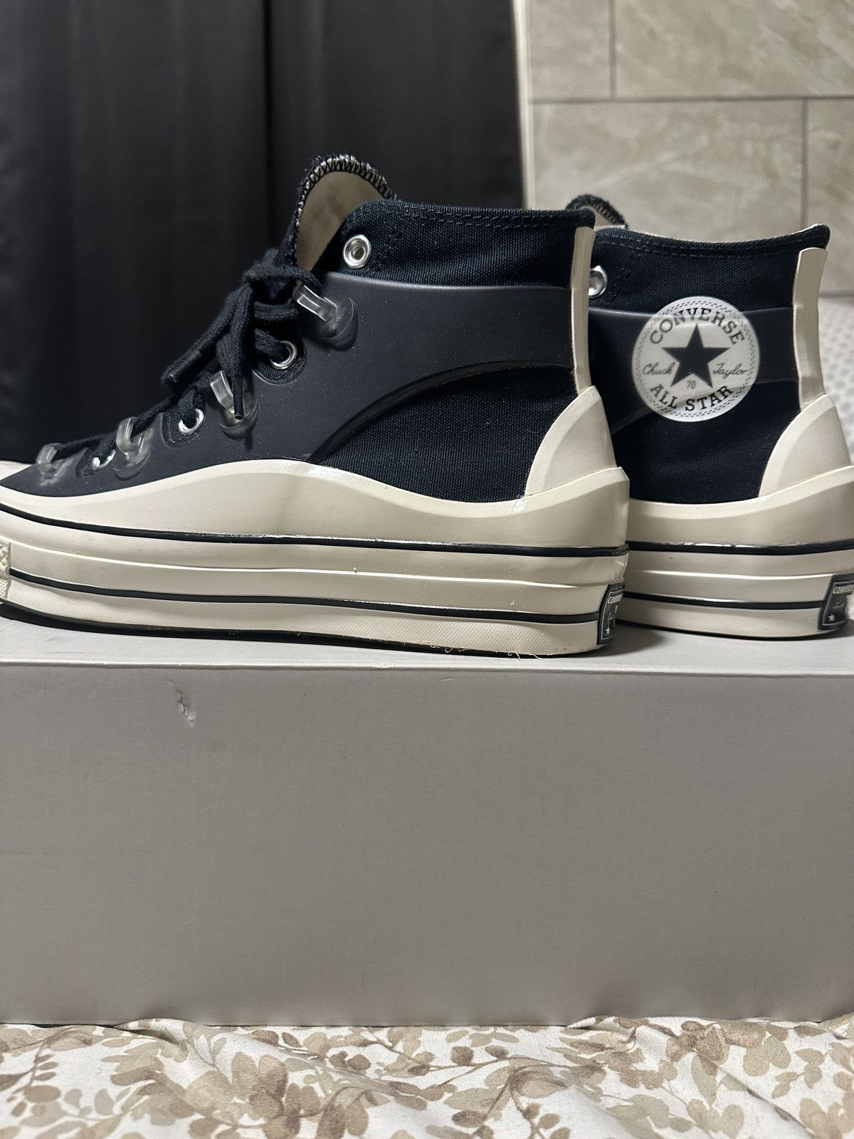 Converse × Kim Jones Kim Jones x Chuck 70 High ‘Black’ Size US 9.5 / EU 42-43 - 3 Thumbnail