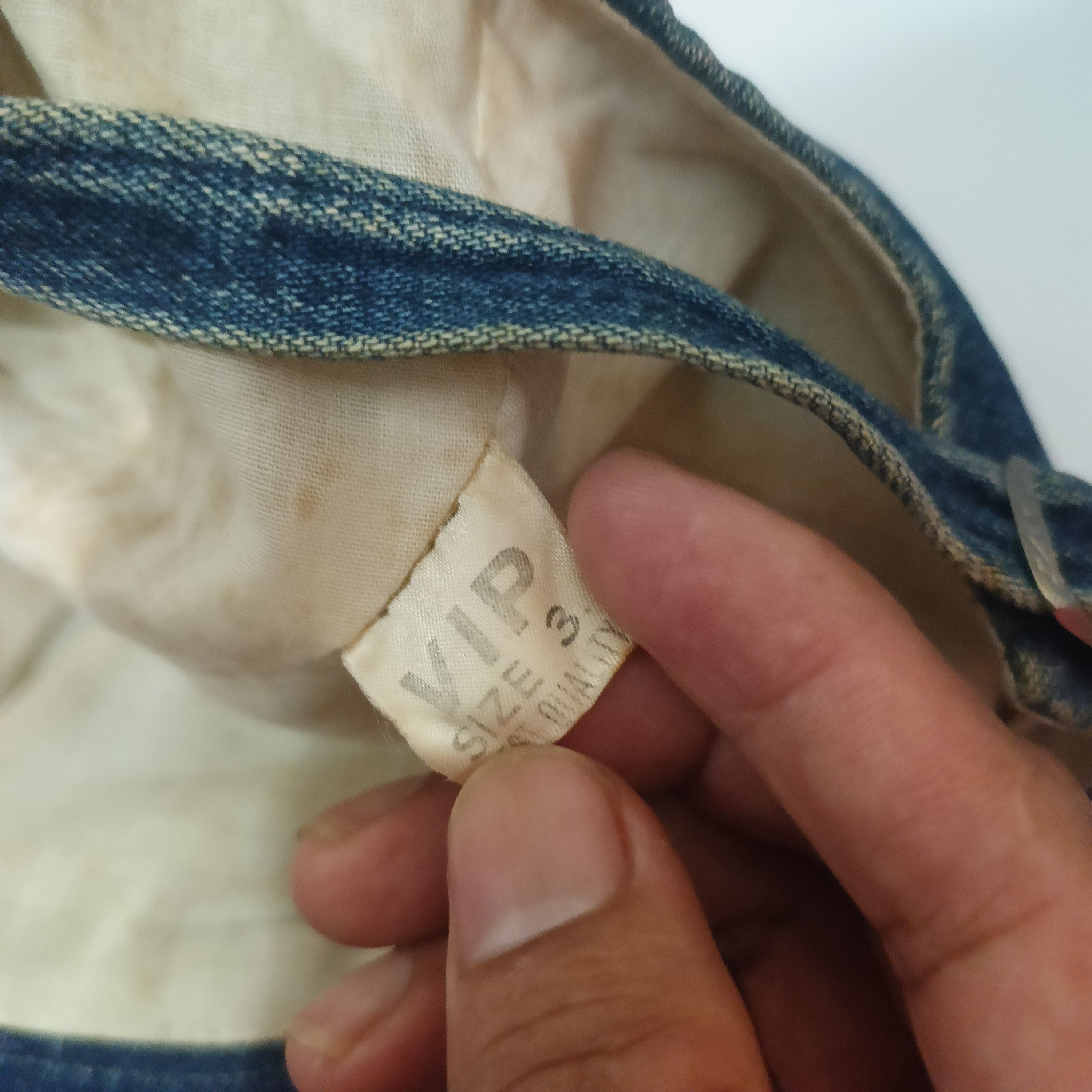 Japanese Brand × Vintage Japanese cap V.I.P. Style denim rare design distressed cap Size ONE SIZE - 8 Thumbnail