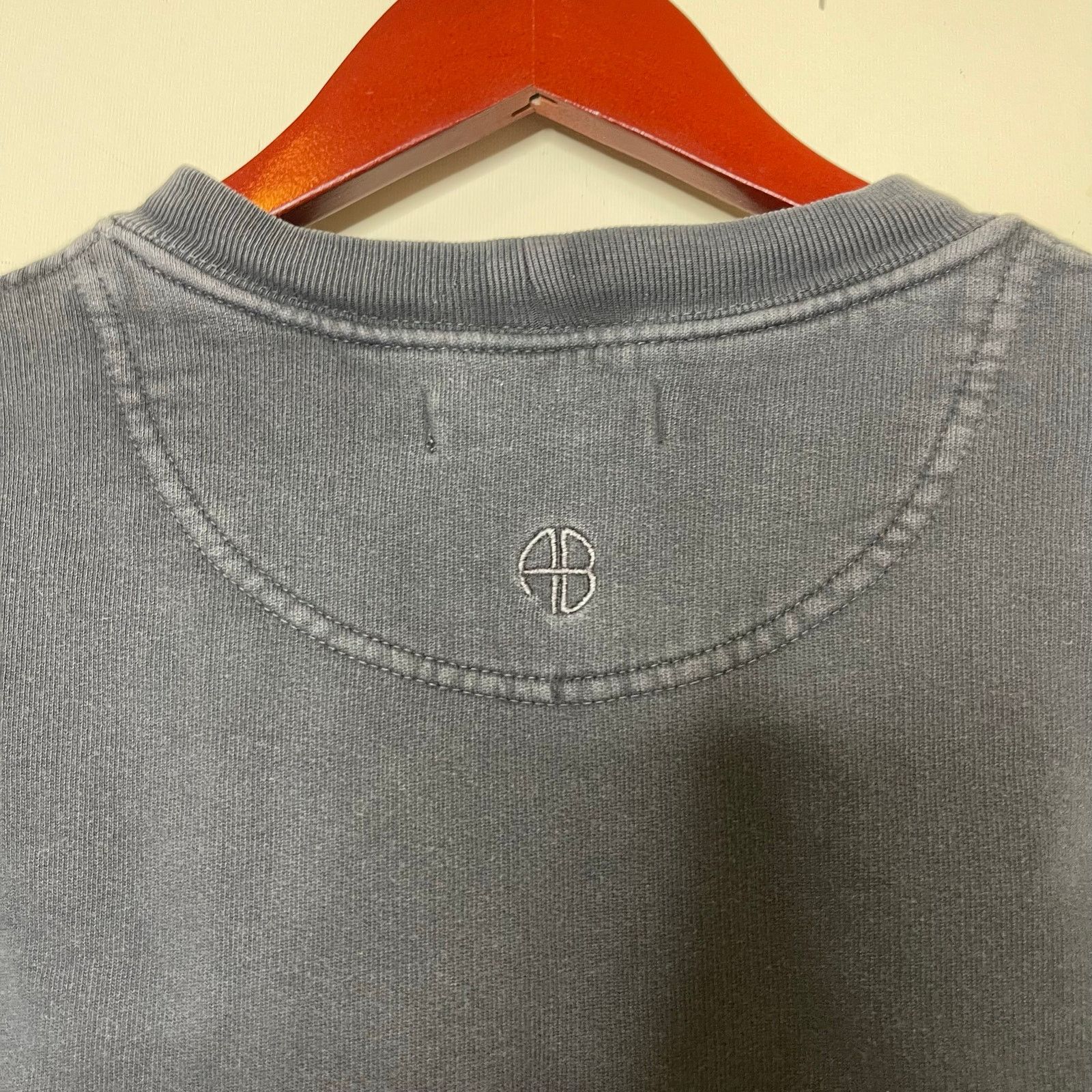Anine Bing Anine Bing City Love Sweatshirt in grey sz XS Size XS / US 0-2 / IT 36-38 - 4 Thumbnail