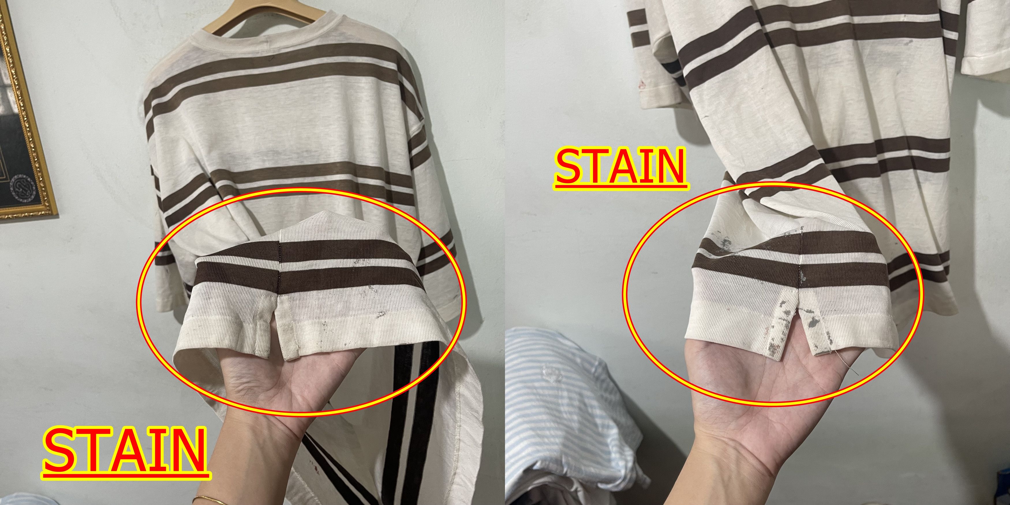 Vintage Vintage 90s Striped Shirt Size XL Size US L / EU 52-54 / 3 - 8 Thumbnail