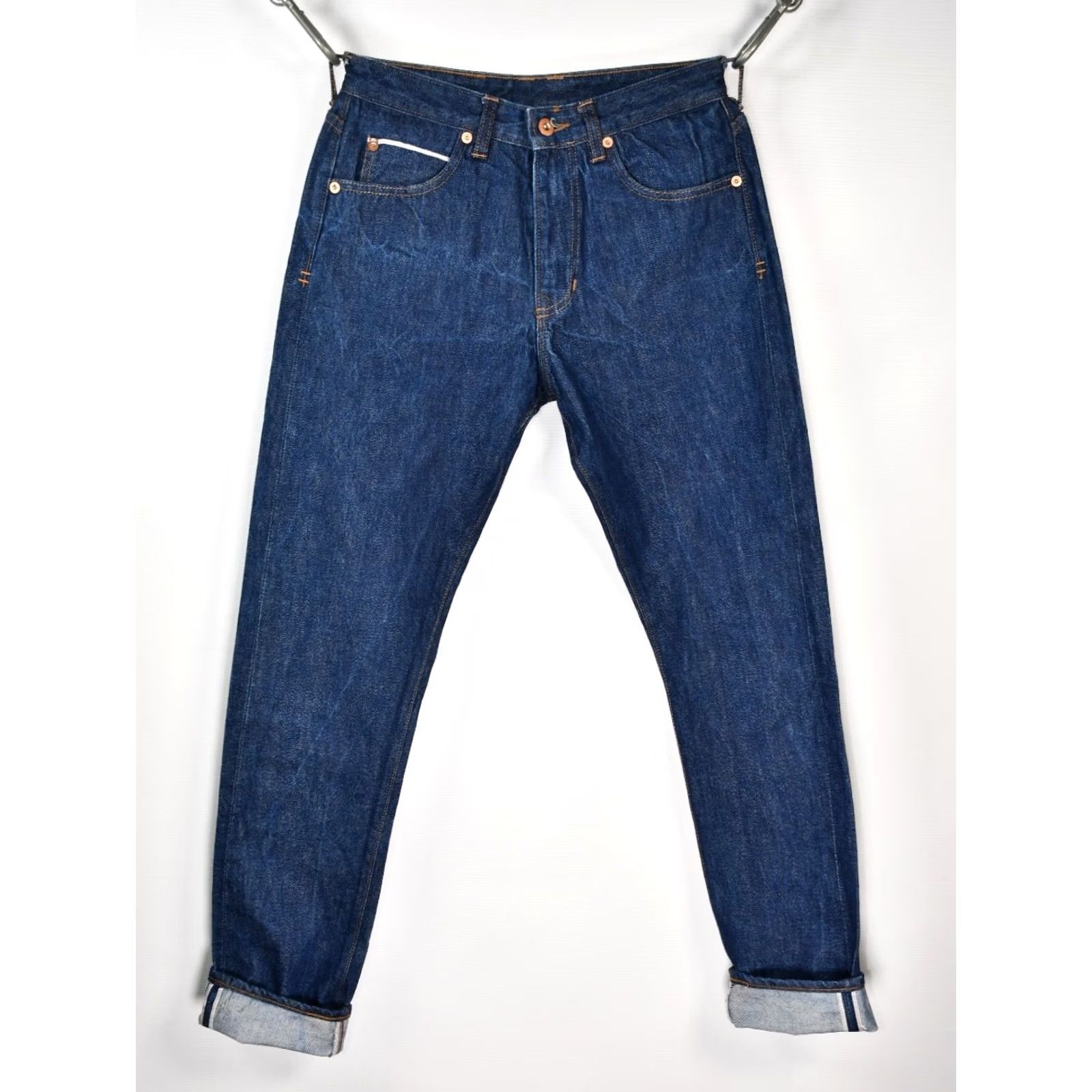 Oliver Sweeney Oliver Sweeney Os X Billiam Selvedge Jeans Made USA Greenville Men's W30 Blue Denim Cotton Classic Jeans Size US 30 / EU 46 - 2 Thumbnail