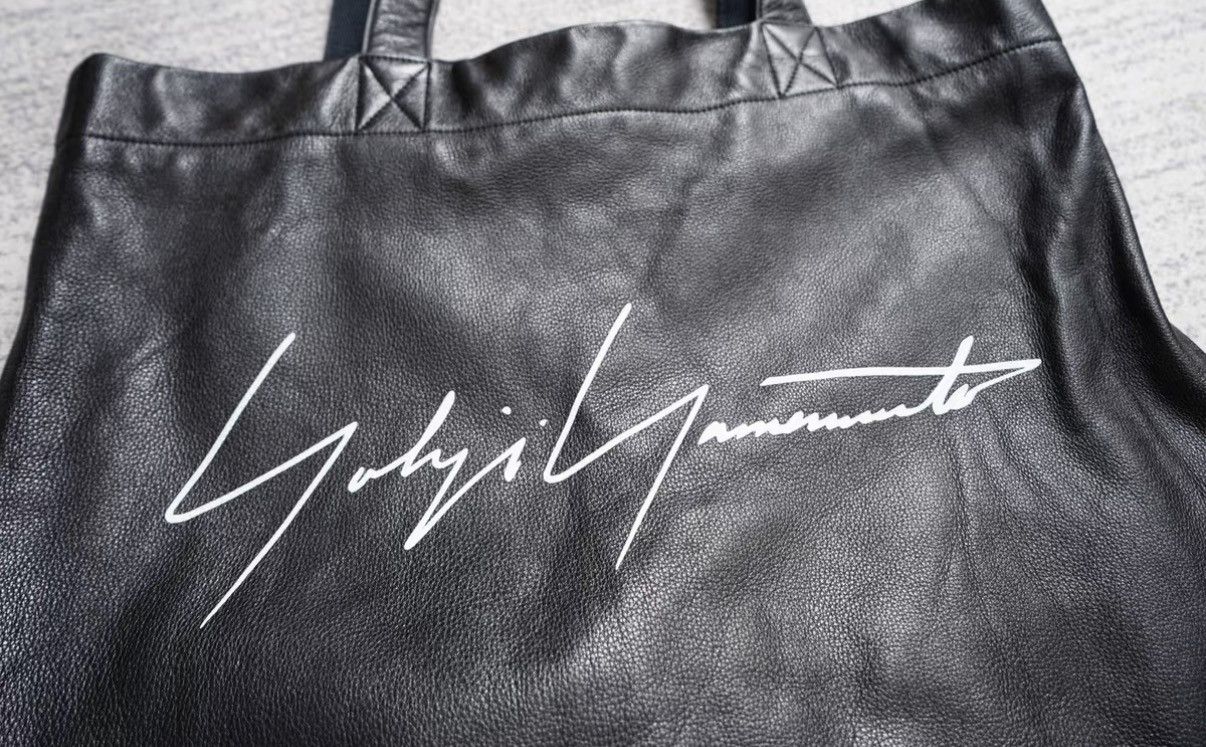 Yohji Yamamoto Yohji Yamamoto Leather Tote Bag Size ONE SIZE - 3 Thumbnail