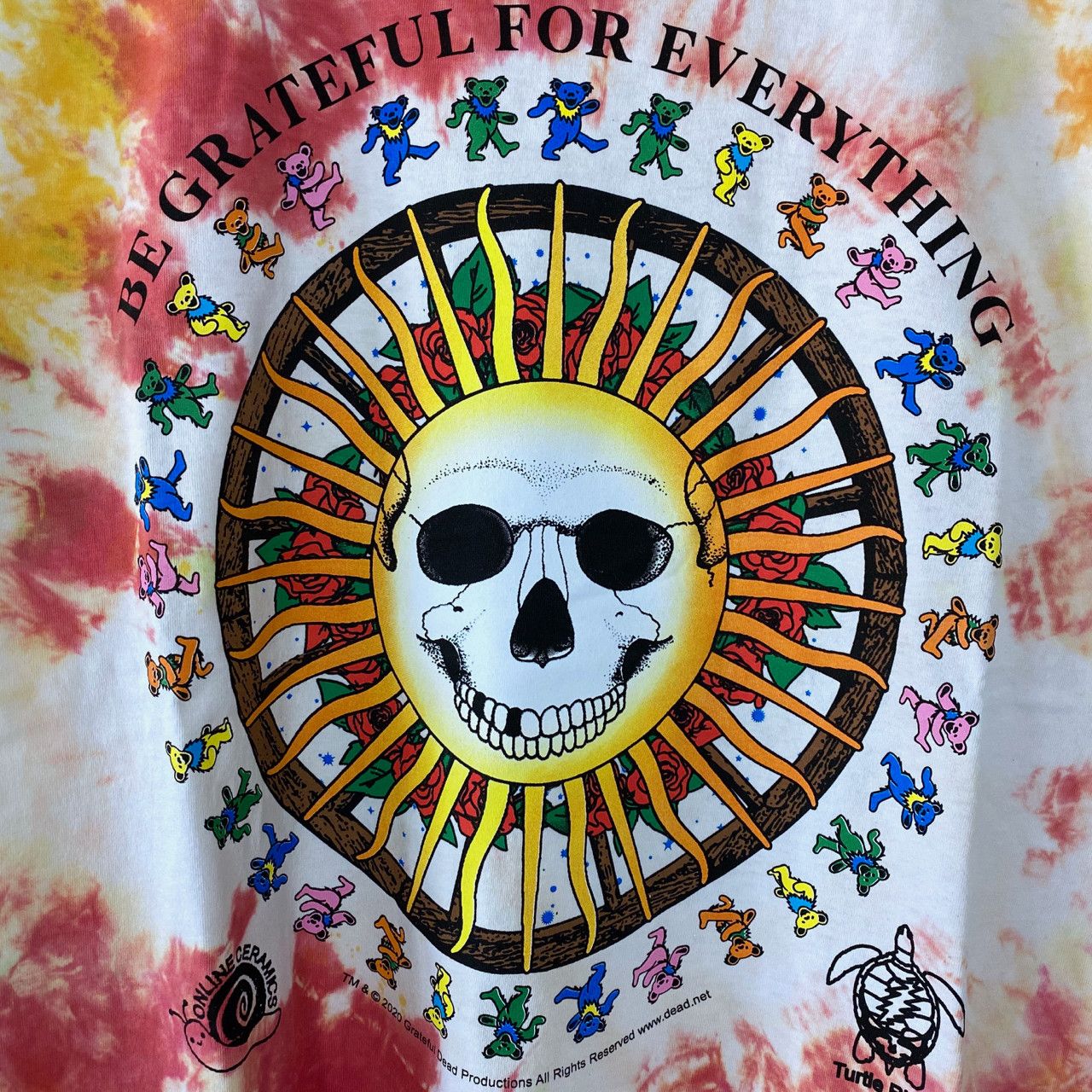 Online Ceramics ONLINE CERAMICS X GRATEFUL DEAD DANCING TIE-DYE TEE Size US XL / EU 56 / 4 - 3 Thumbnail