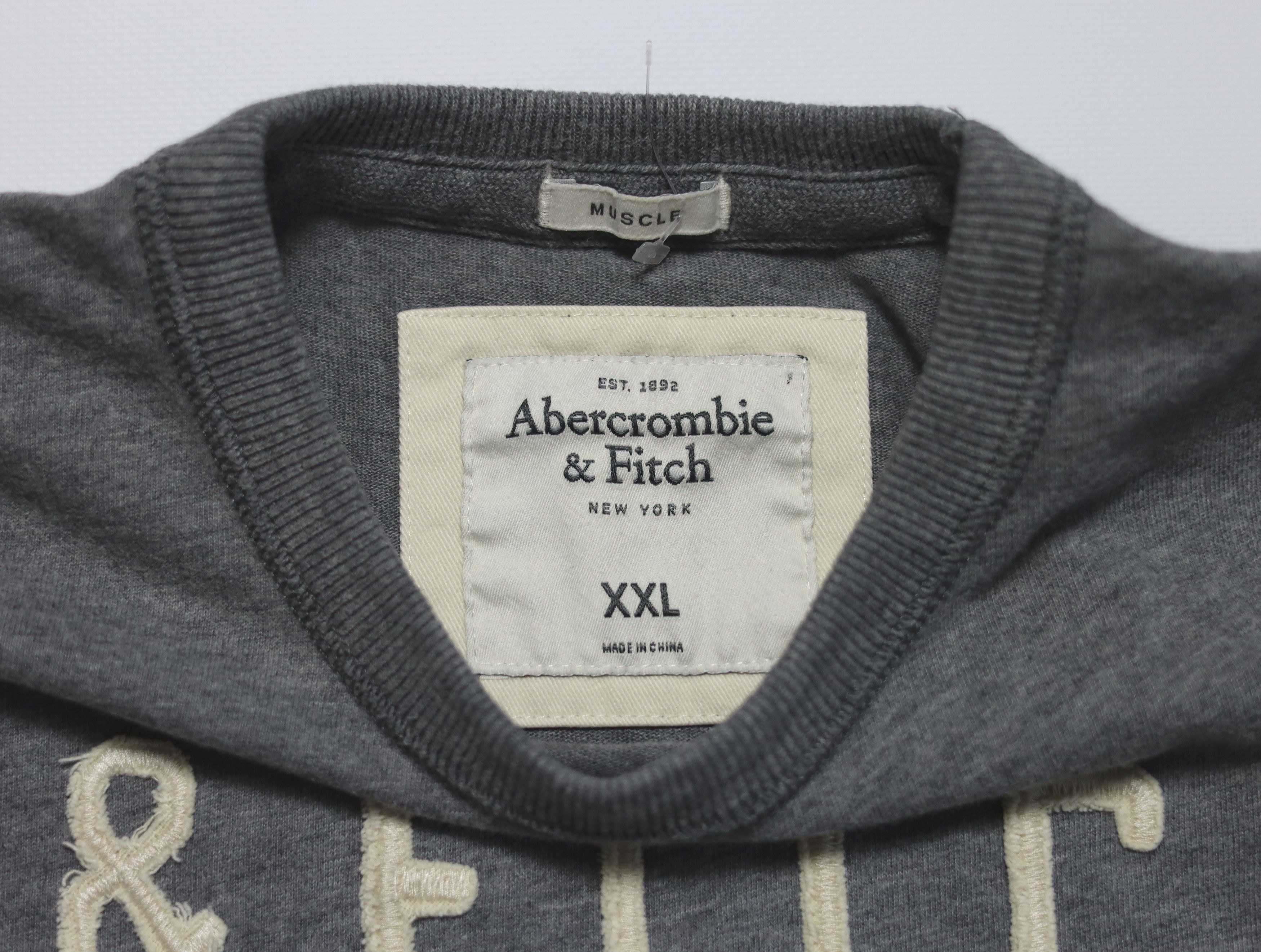Abercrombie & Fitch Vintage Y2K Abercrombie & Fitch Long Sleeve Shirt Gray Size US XXL / EU 58 / 5 - 4 Thumbnail