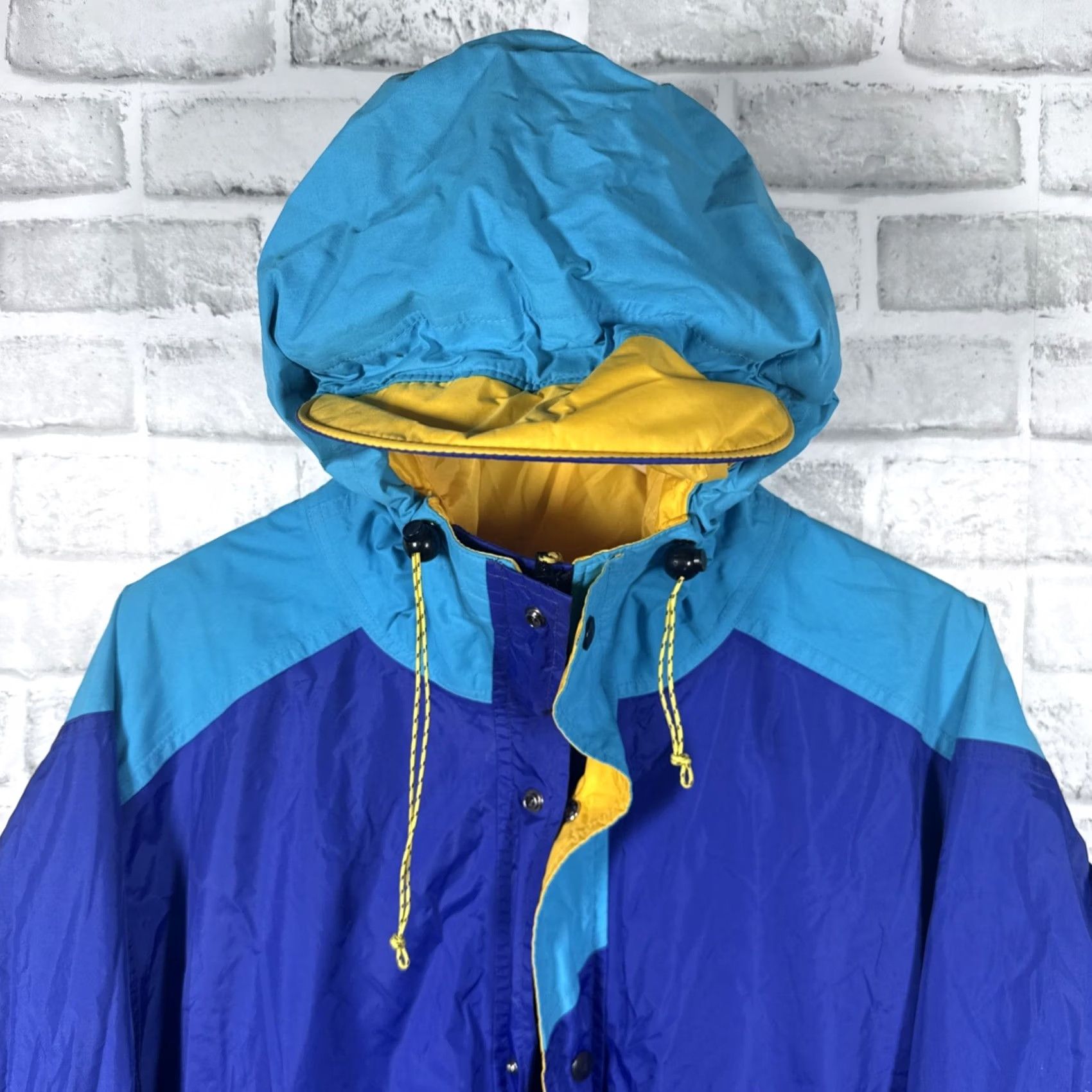 Vintage VINTAGE 1990s REI Gore Tex Jacket Mens L Blue Rain Coat Water Resistant Jacket Size US L / EU 52-54 / 3 - 2 Thumbnail