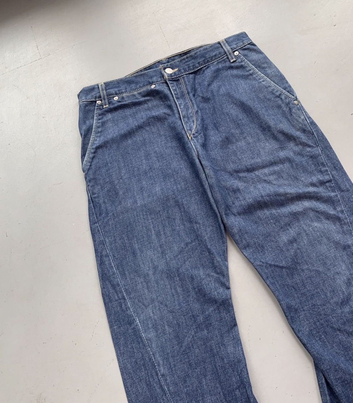 Levi's Vintage Levi’s engineer jeans denim Size US 34 / EU 50 - 8 Thumbnail