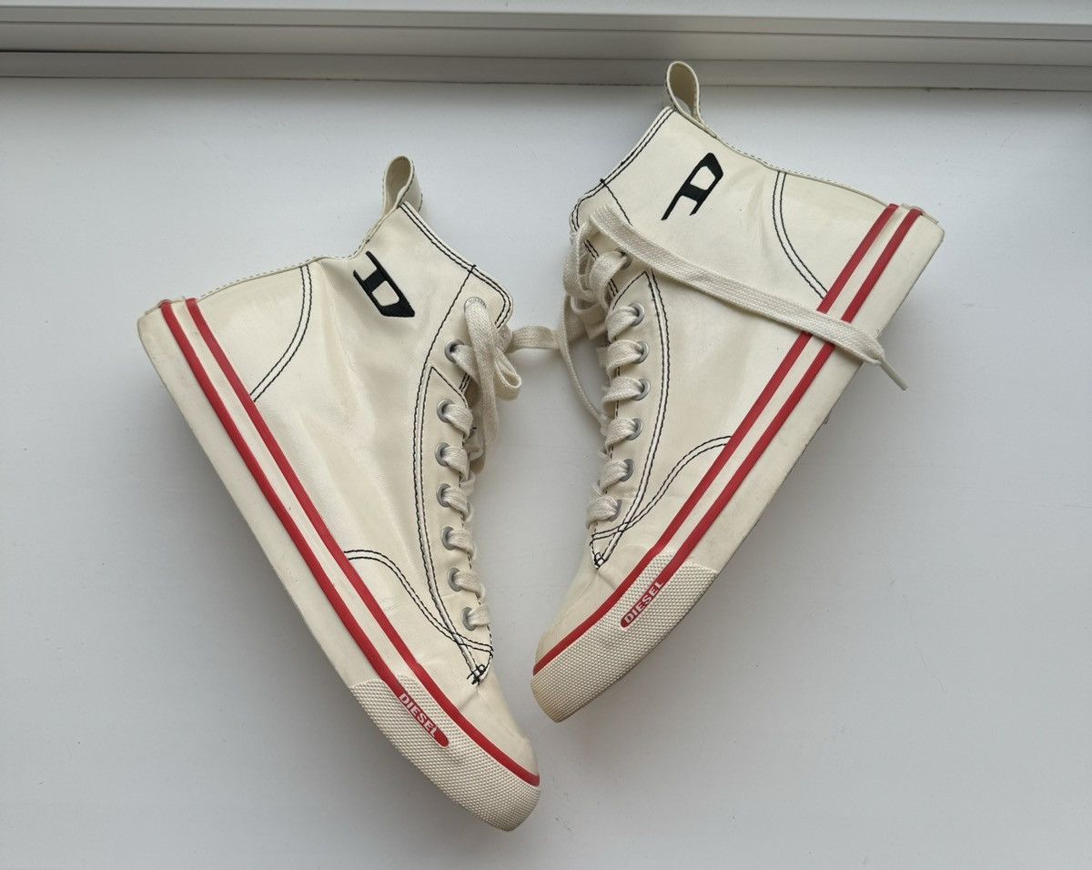 Diesel Diesel US8.5 EUR39 S-ATHOS MID W high top sneaker shoes y2k Size US 8.5 / IT 38.5 - 22 Thumbnail