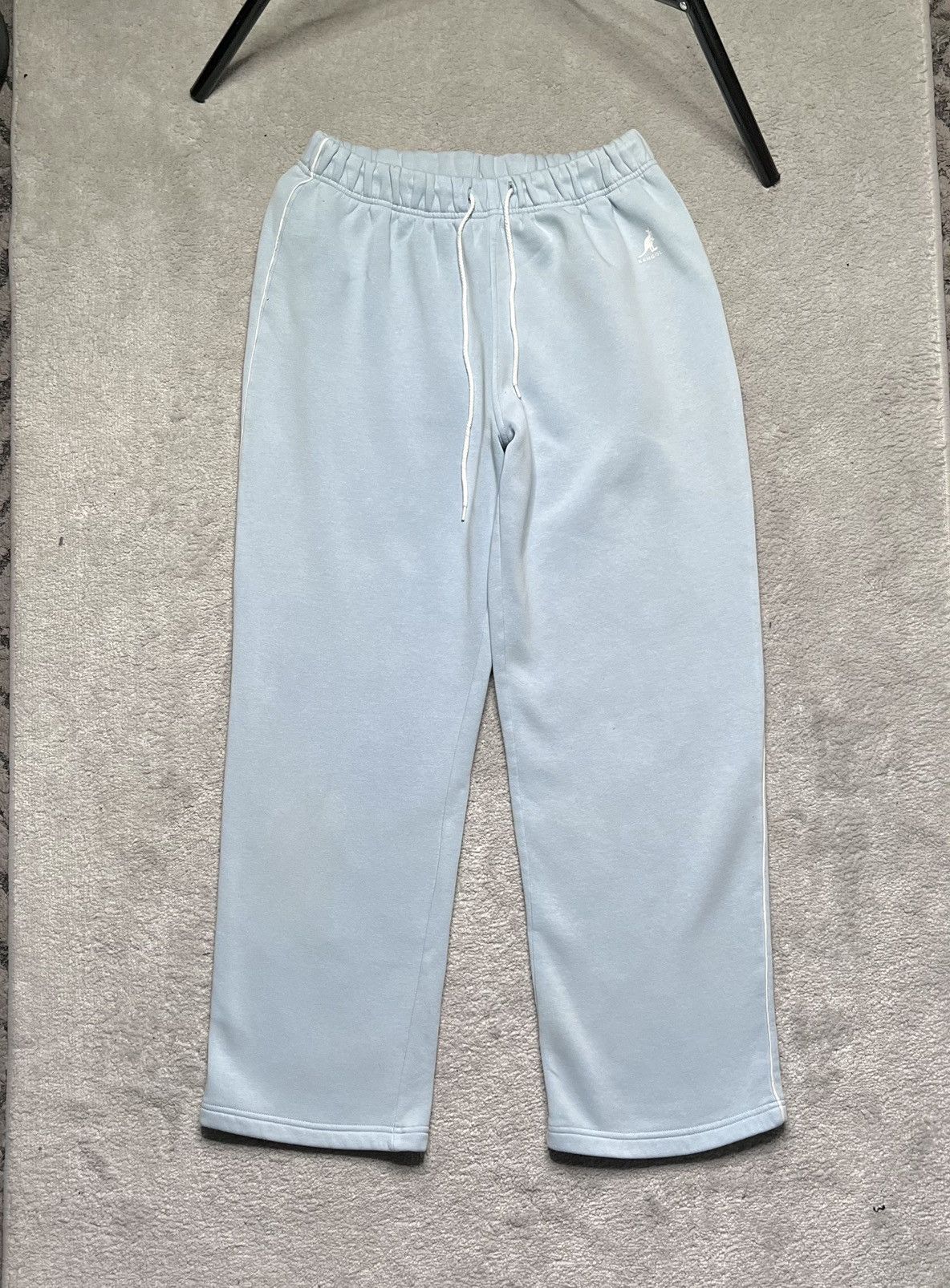 Kangol Vintage Basic Sweatpants Baby Blue Straight Leg Kangol Size US 30 / EU 46 - 1 Thumbnail