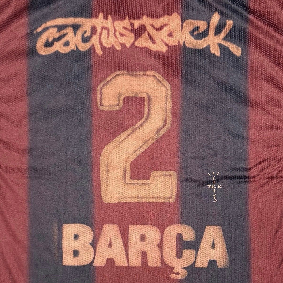 Nike × Travis Scott CACTUS JACK x NIKE x FC BARCELONA SKELETON Soccer Jersey Size US XXL / EU 58 / 5 - 3 Thumbnail