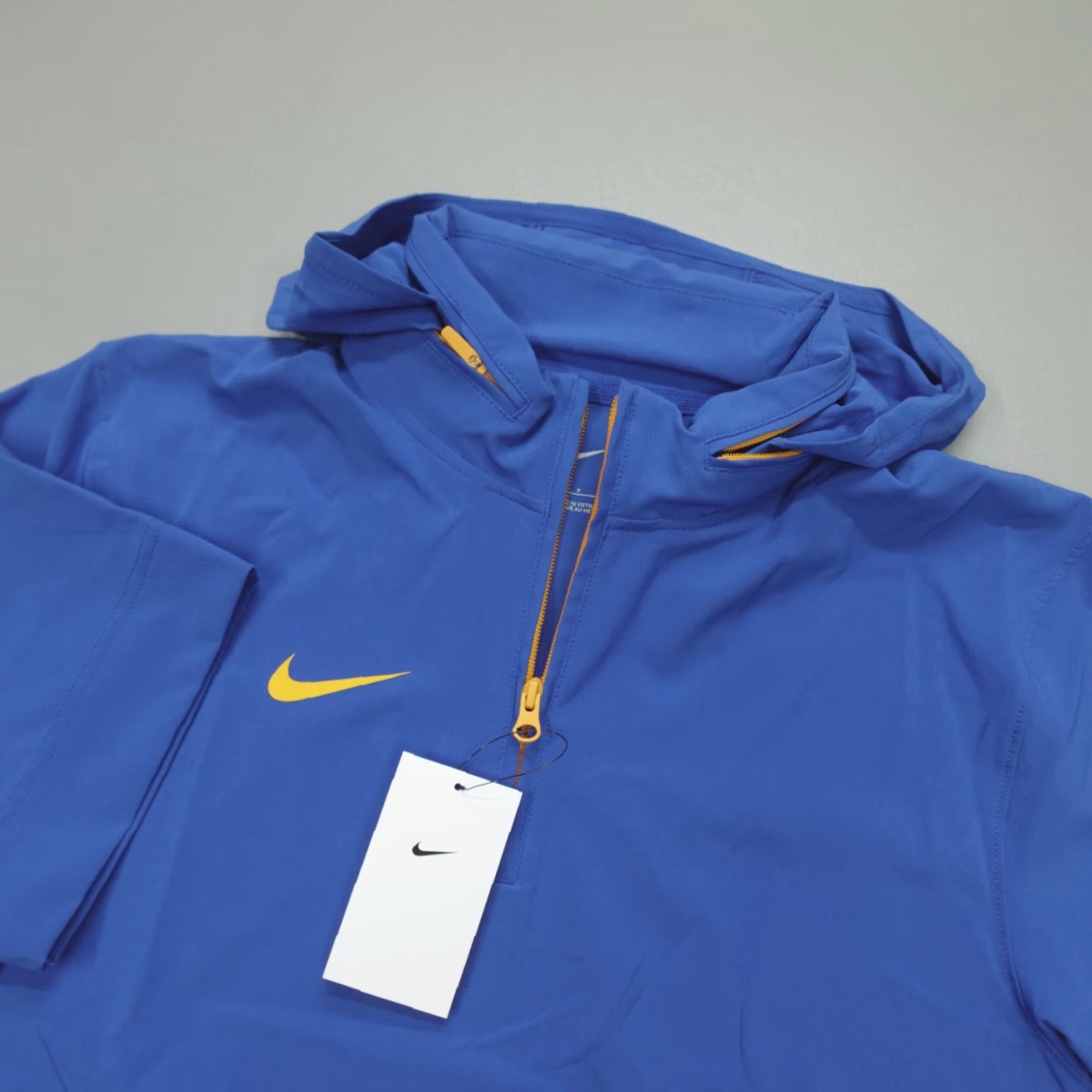 Nike Nike Coaches Sideline 1/4 Zip Hooded Jacket Football Blue FJ9548-496 Size S Size US S / EU 44-46 / 1 - 2 Thumbnail