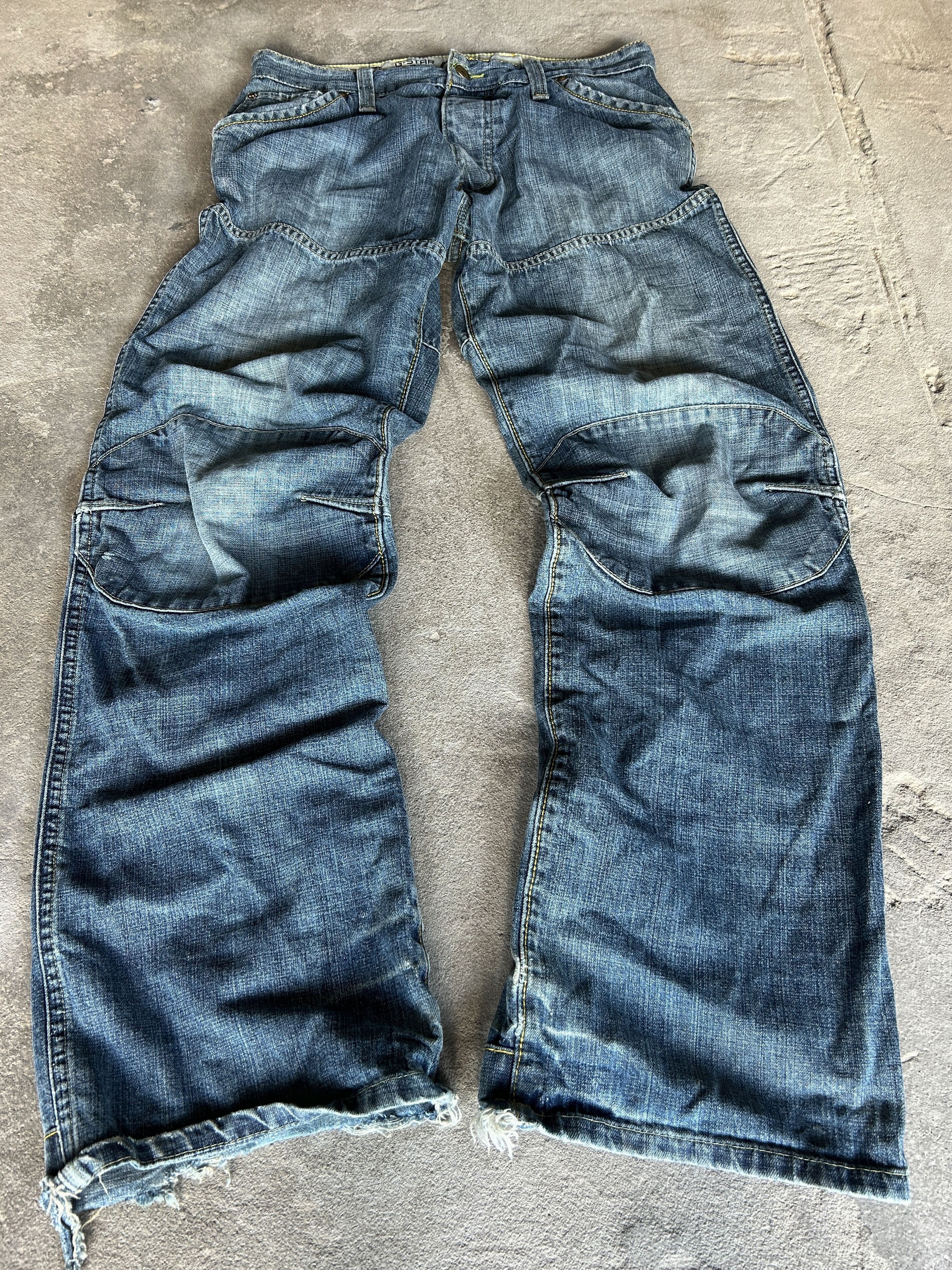 Japanese Brand × Vintage Vintage Balenciaga Style Japanese G Star Baggy Pants 90s Size US 32 / EU 48 - 1 Thumbnail