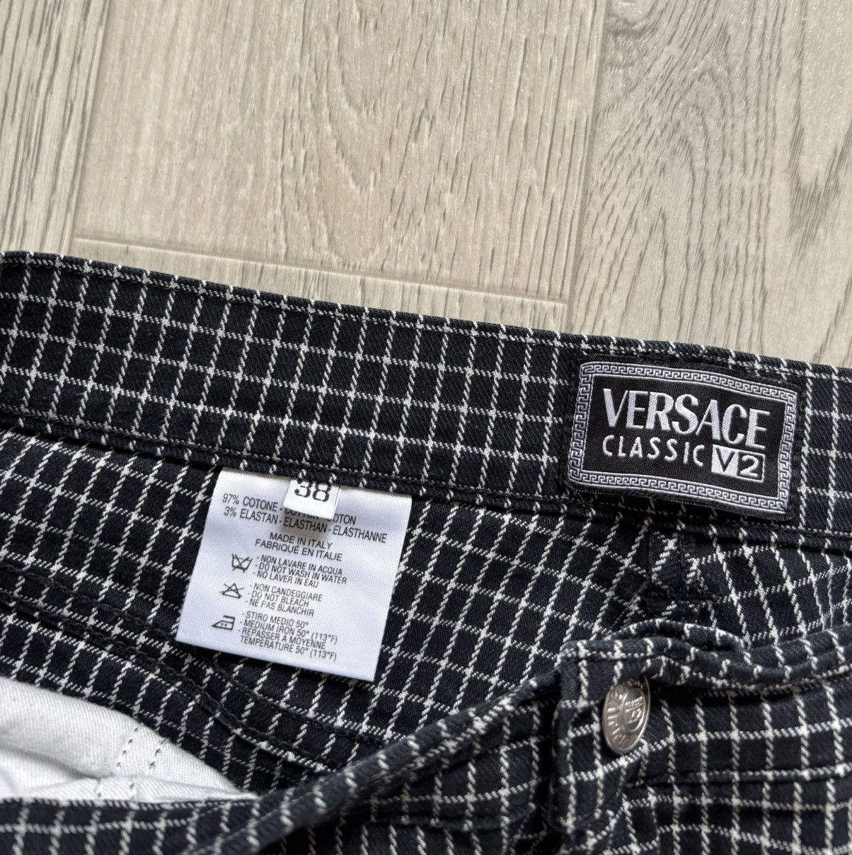 Versace × Vintage Vintage Versace V2 Classic Printed Jeans Archive Size US 38 / EU 54 - 3 Thumbnail