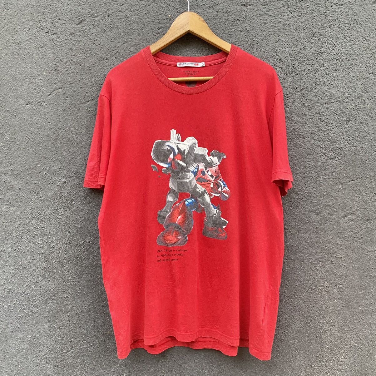 Anime Thrashed Faded Vintage Mobile Suit Gundam ERD GRUNGE TEE Size US XL / EU 56 / 4 - 1 Thumbnail