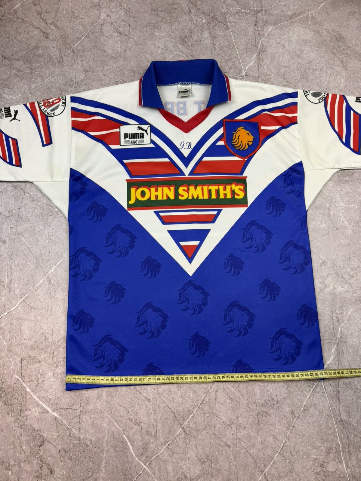 Puma Vintage 1995 Great Britain Rugby League Jersey by Puma Size US L / EU 52-54 / 3 - 16 Thumbnail