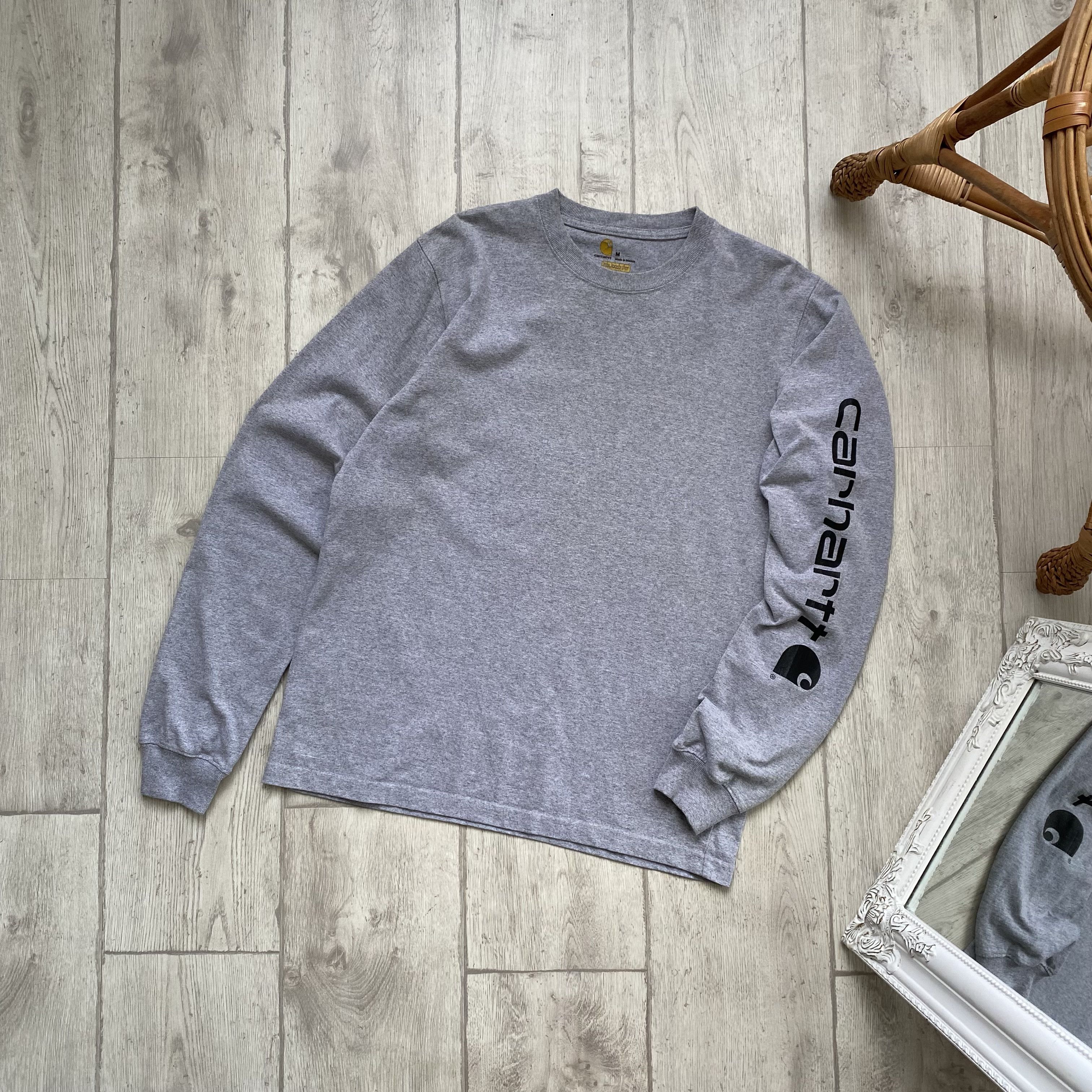 Carhartt 🔥 Carhartt WIP Grey Long Sleeve Graphic print Size US M / EU 48-50 / 2 - 1 Thumbnail