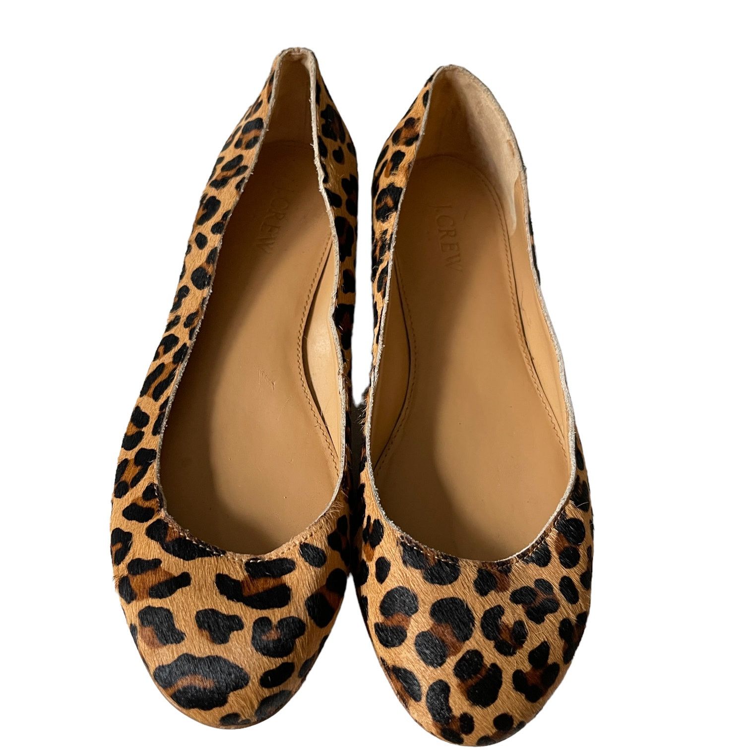 J.Crew J Crew Womens Lily Leopard calf hair Ballet flats Size 7 Size US 7 / IT 37 - 3 Thumbnail