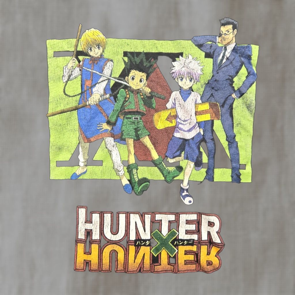 Hunter VINTAGE Hunter Manga Anime Black Short Sleeve T-Shirt Men Medium Cotton Jersey 90s Casual Size US M / EU 48-50 / 2 - 1 Thumbnail