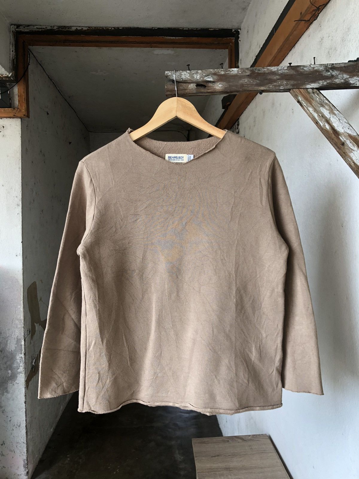 Beams Plus Vintage Beams Boy Distressed Shirt Size L / US 10 / IT 46 - 1 Thumbnail