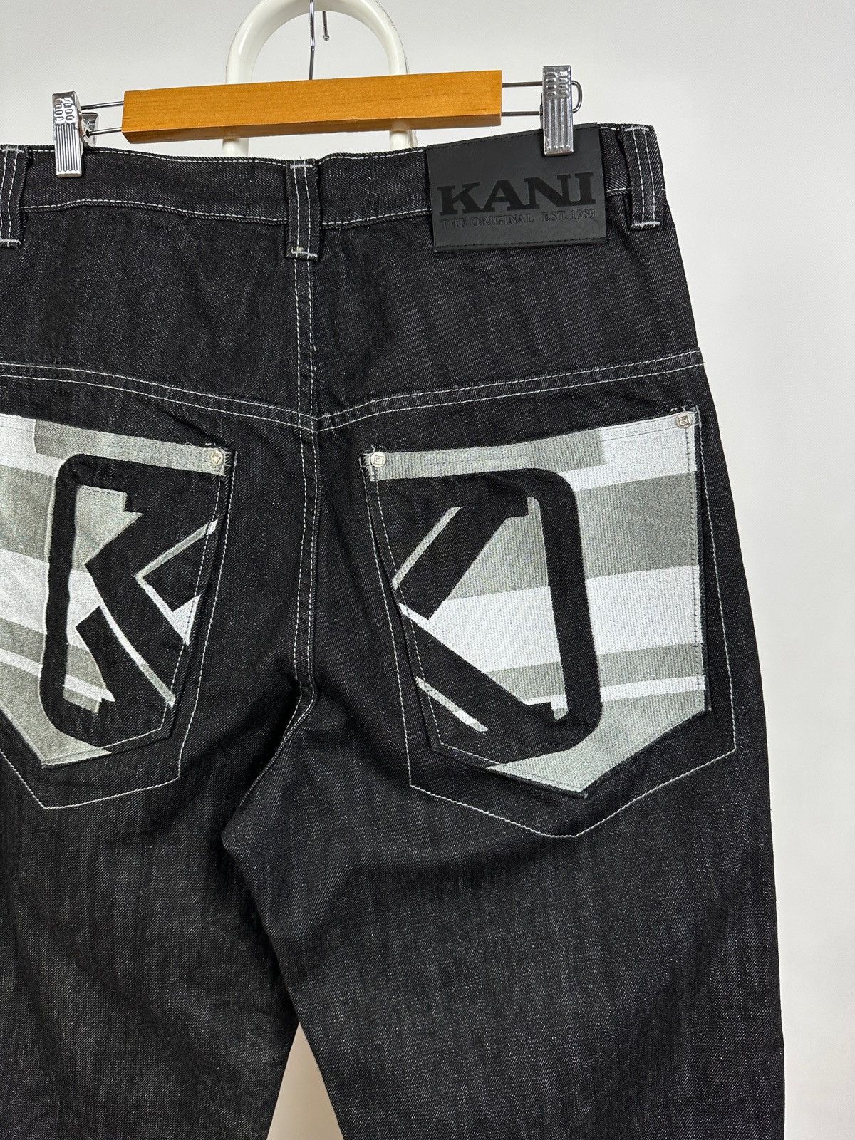 Karl Kani Vintage Karl Kani Baggy Rap Y2K Hip Hop Denim Jeans Pants Size US 32 / EU 48 - 8 Thumbnail