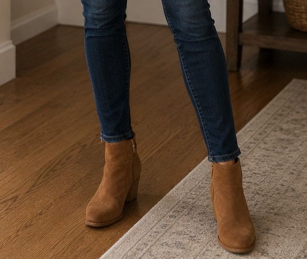 Other NWT Brown Faux Leather Ankle Wedge Boots EU 38 (US 7.5–8) Size US 7.5 / IT 37.5 - 1 Thumbnail