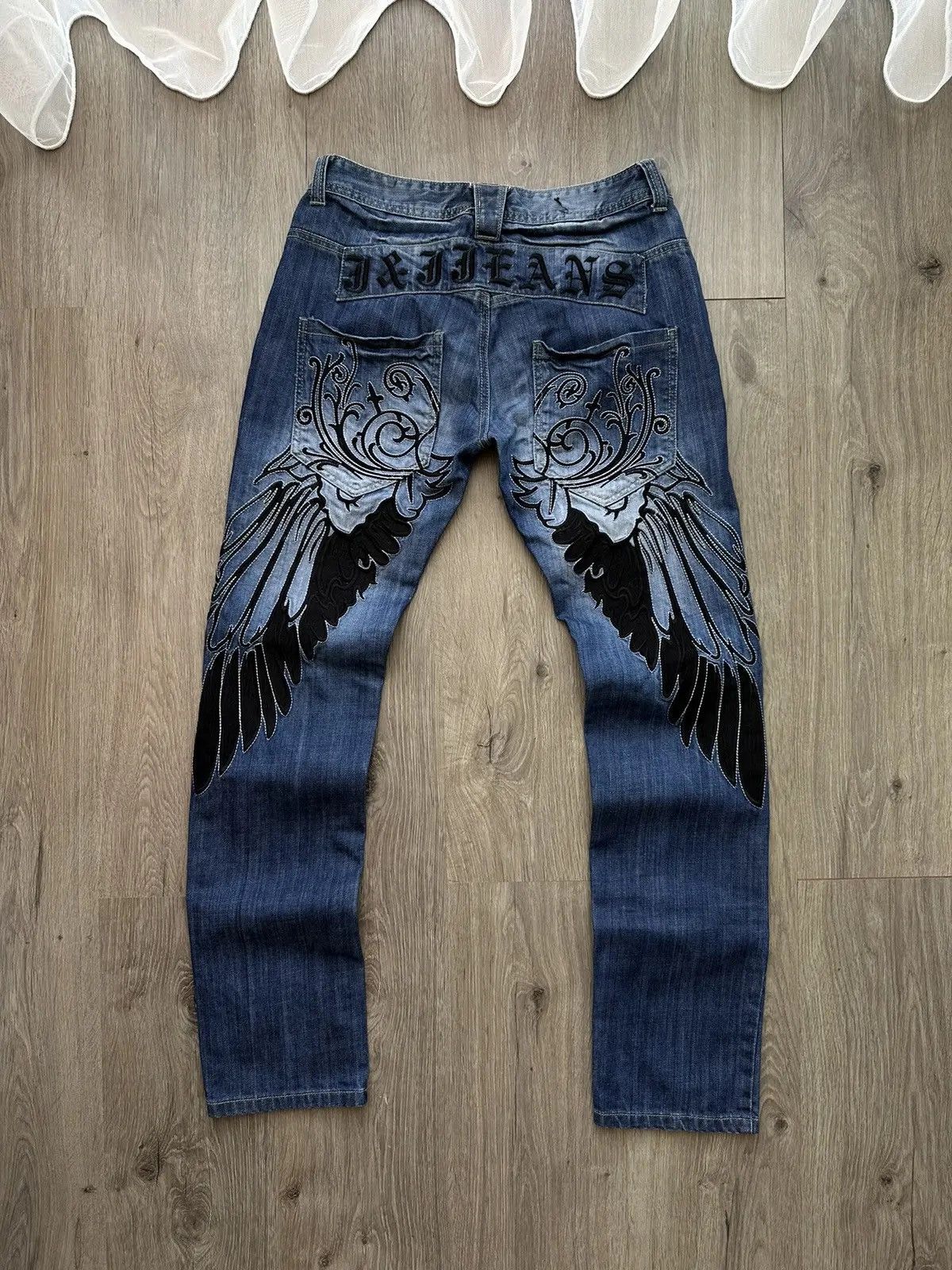 Christian Audigier × Ed Hardy × Vintage Vintage Ed Hardy Christian Audigier Style Pants Size US 31 - 3 Thumbnail