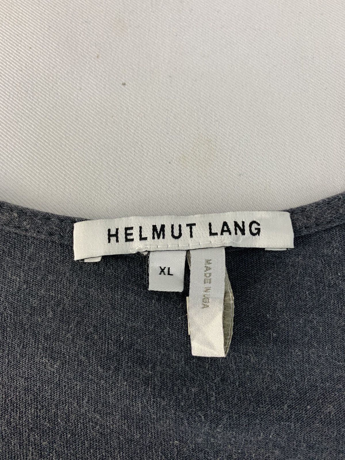 Helmut Lang Helmut Lang NY USA Big Logo Stretchable Unisex Tee Size XL / US 12-14 / IT 48-50 - 3 Thumbnail