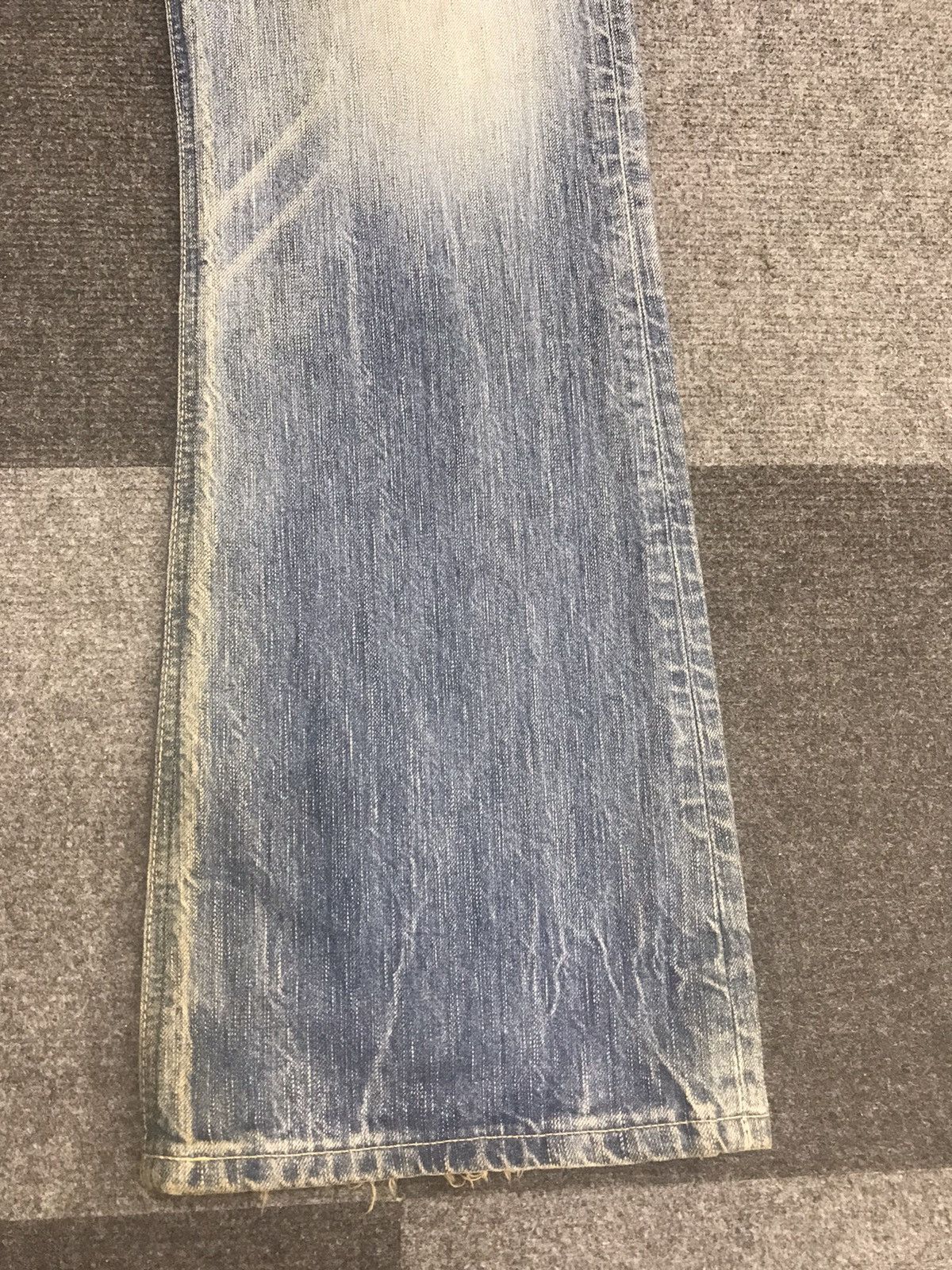 Edwin 💥FLARE💥 EDWIN Rusty Distressed Denim Size US 35 - 8 Thumbnail