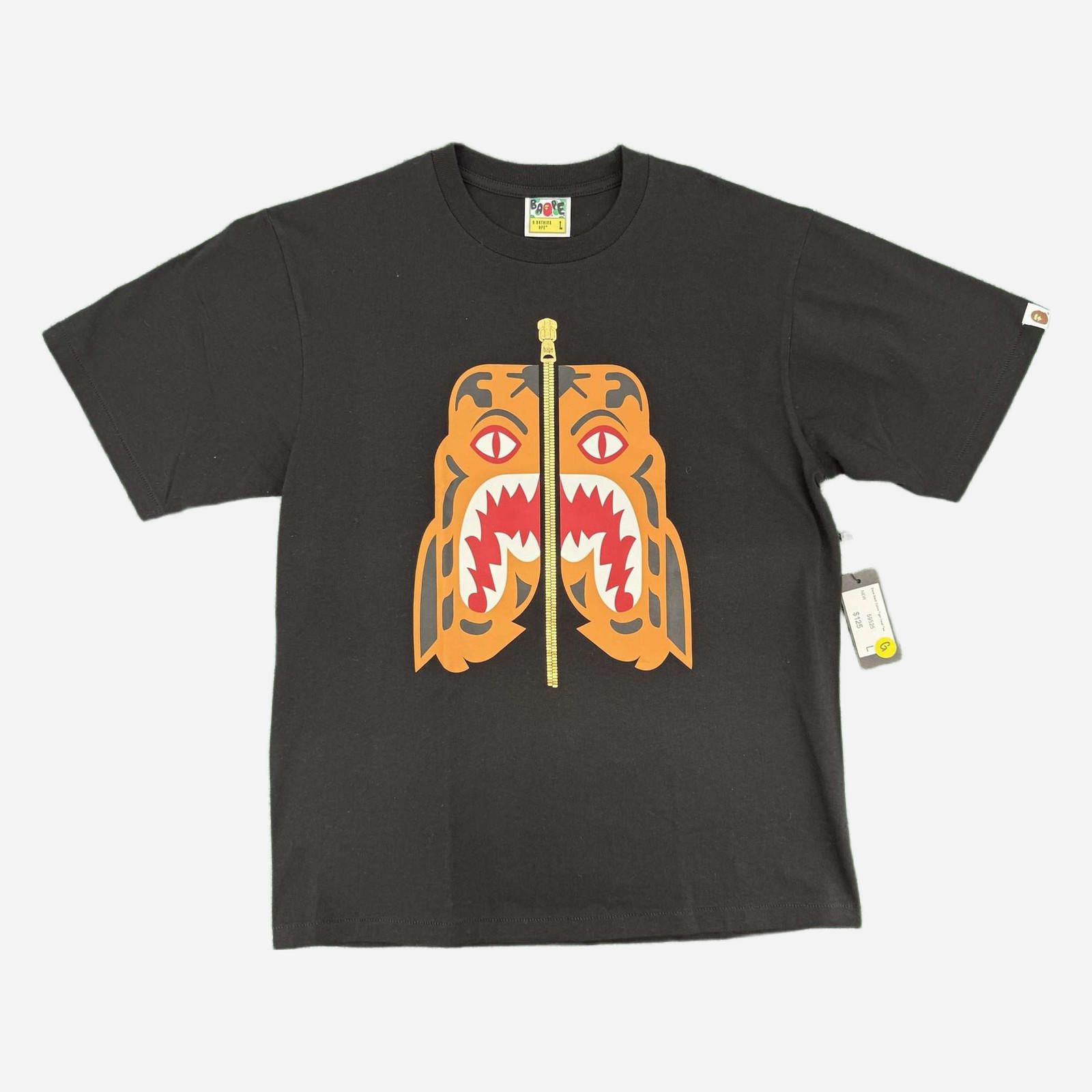 Bape Bape Black Colors Tiger Head Tee Size US L / EU 52-54 / 3 - 1 Thumbnail