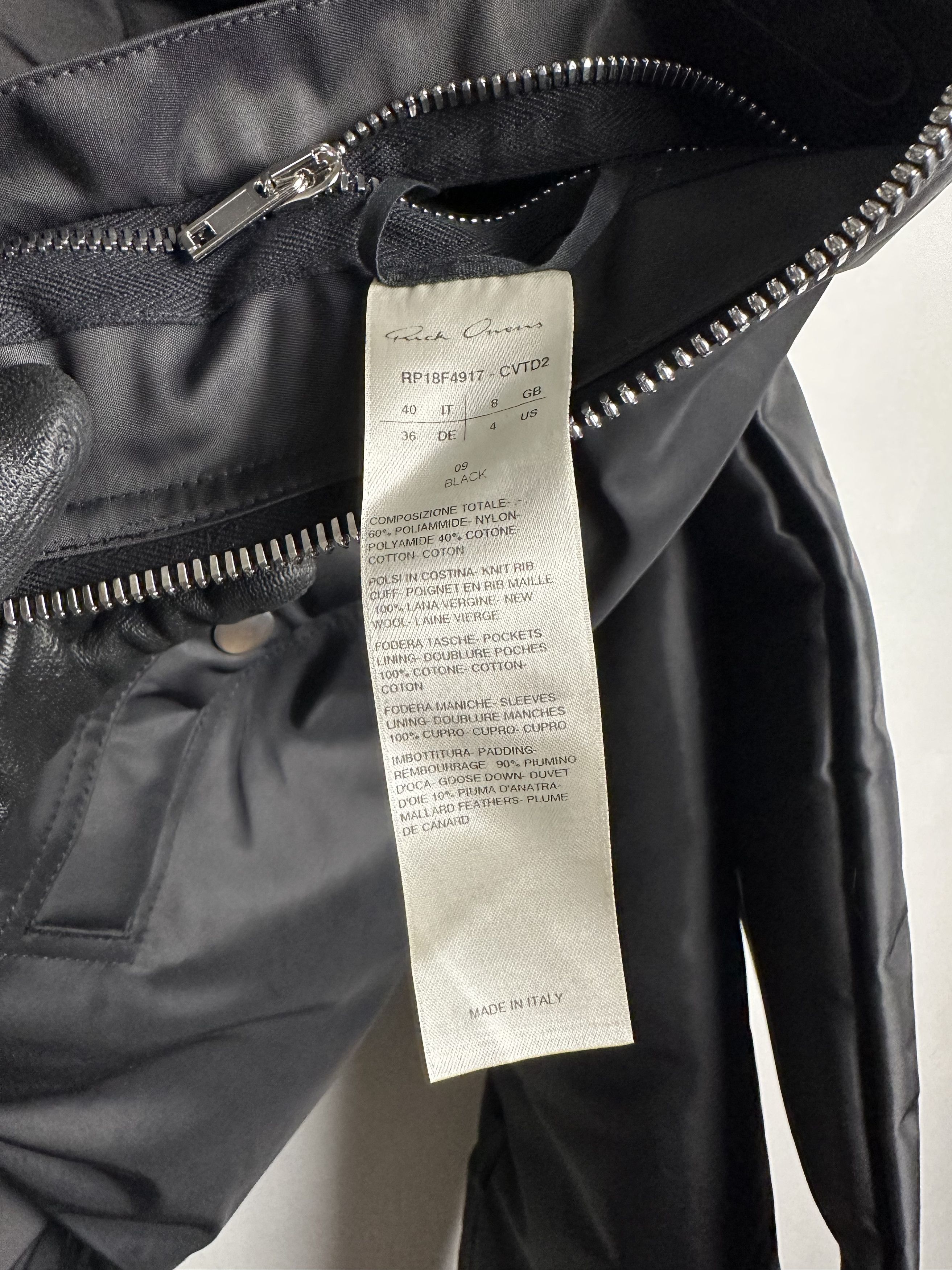 Rick Owens Rick Owens FW18 Sisyphus Cropped Funnel Neck Jacket Size US S / EU 44-46 / 1 - 5 Thumbnail
