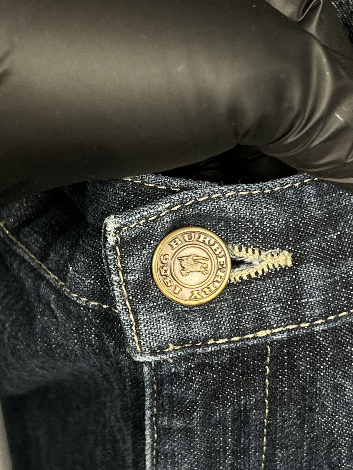 Burberry × Vintage Burberry Vintage wide jeans Italy Size US 38 / EU 54 - 9 Thumbnail