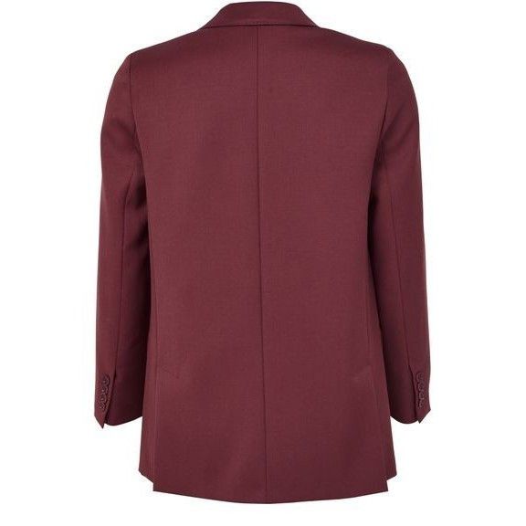 Max Mara MAX MARA Farad Red Bordeux Wool Blazer Jacket New & Authenti Size S / US 4 / IT 40 - 2 Thumbnail